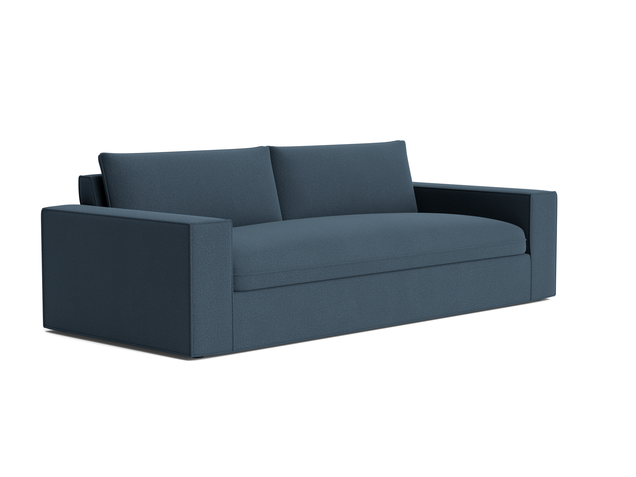 goldie slipcovered sofa faithful indigo