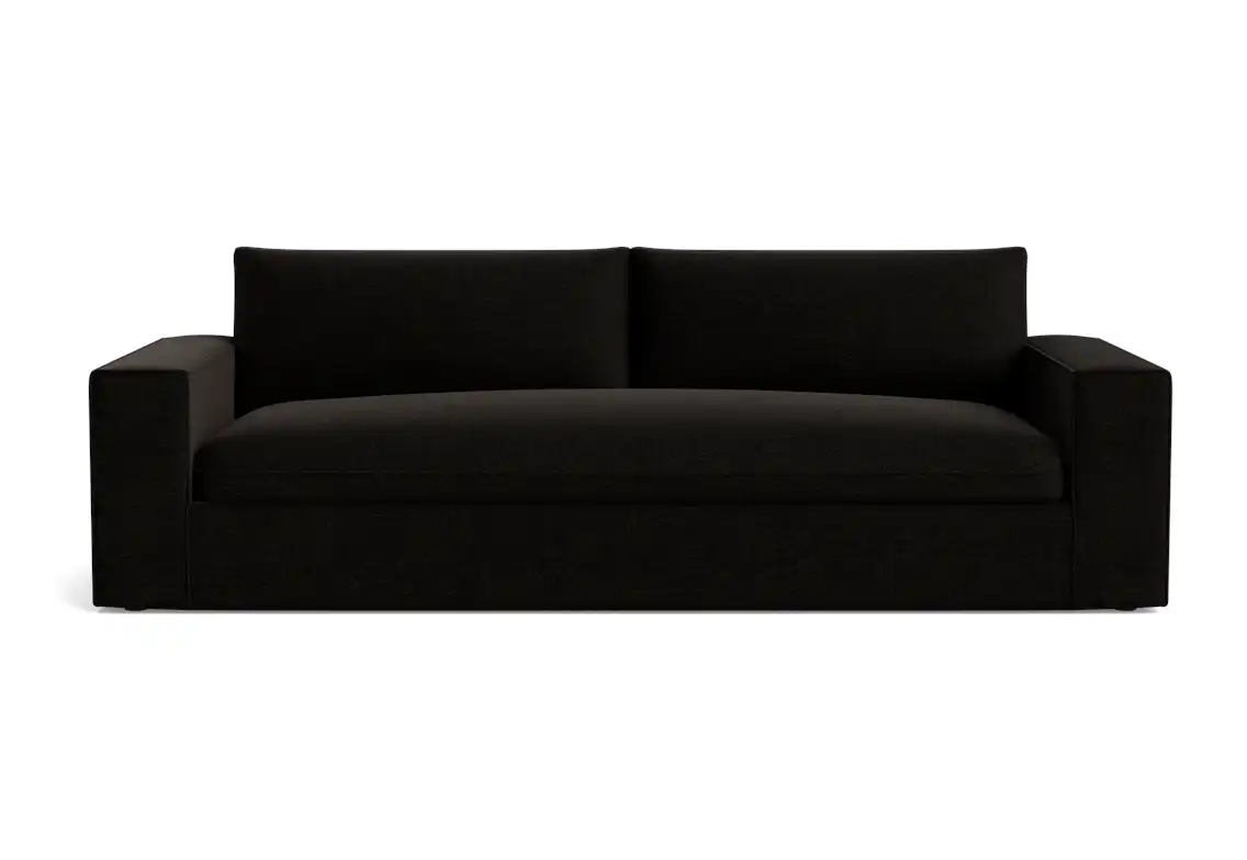 goldie slipcovered sofa milo onyx