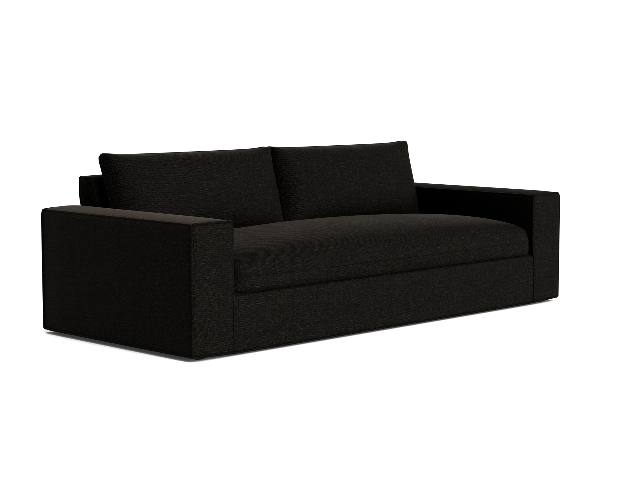 goldie slipcovered sofa milo onyx
