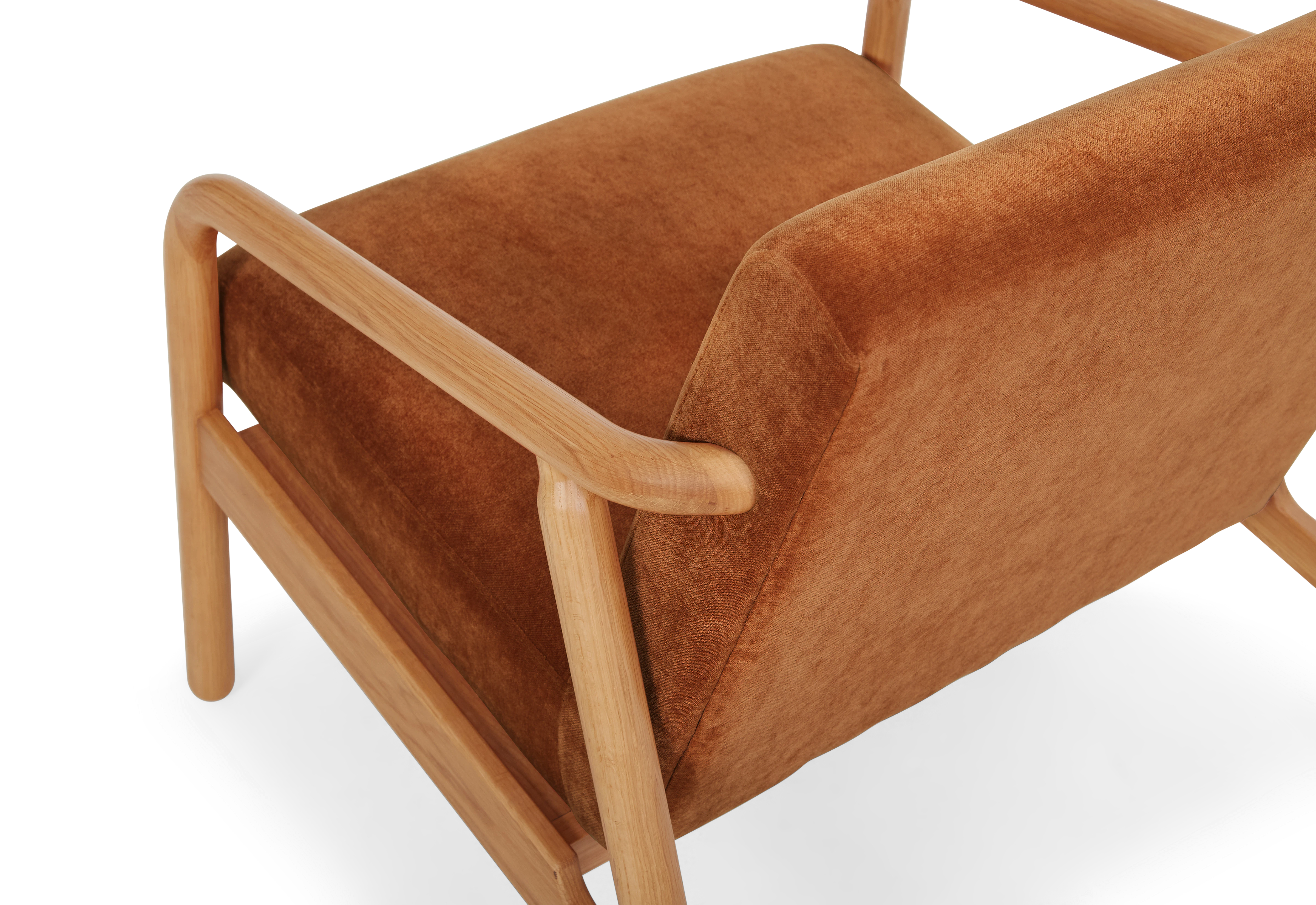 RST rosen lounge chair rust
