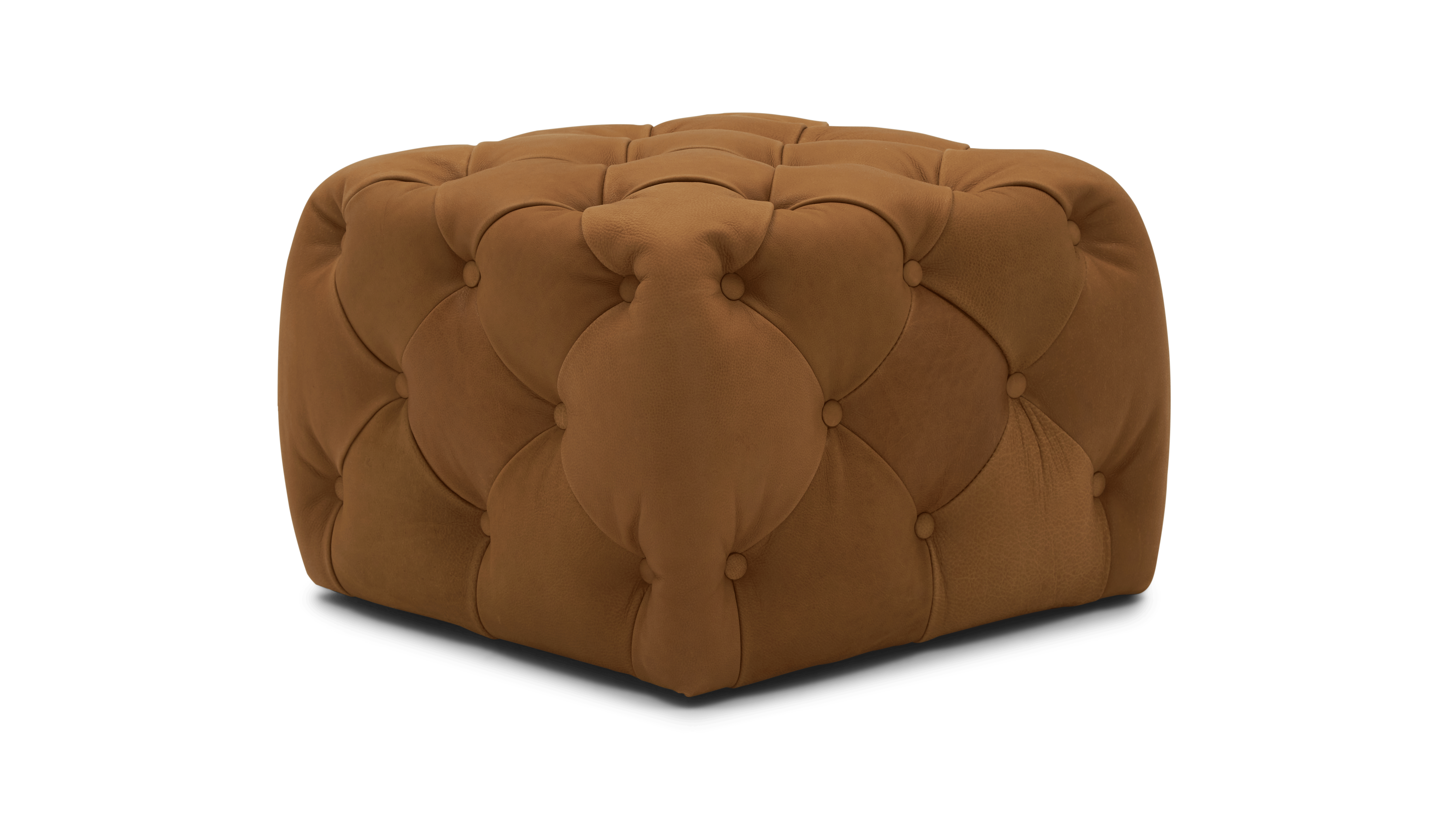 otis leather ottoman toledo camel