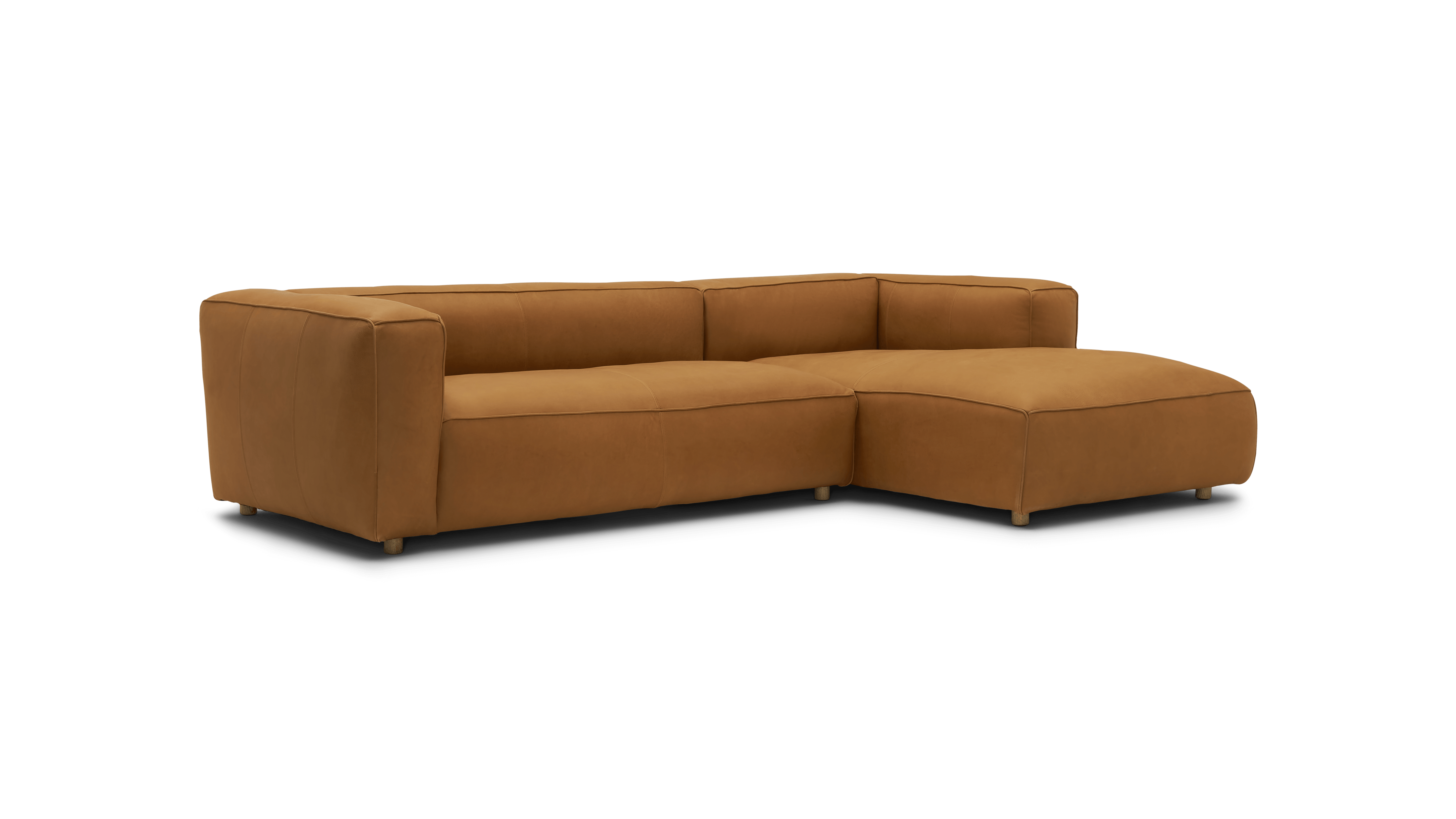Jaxon Leather Sectional | Joybird