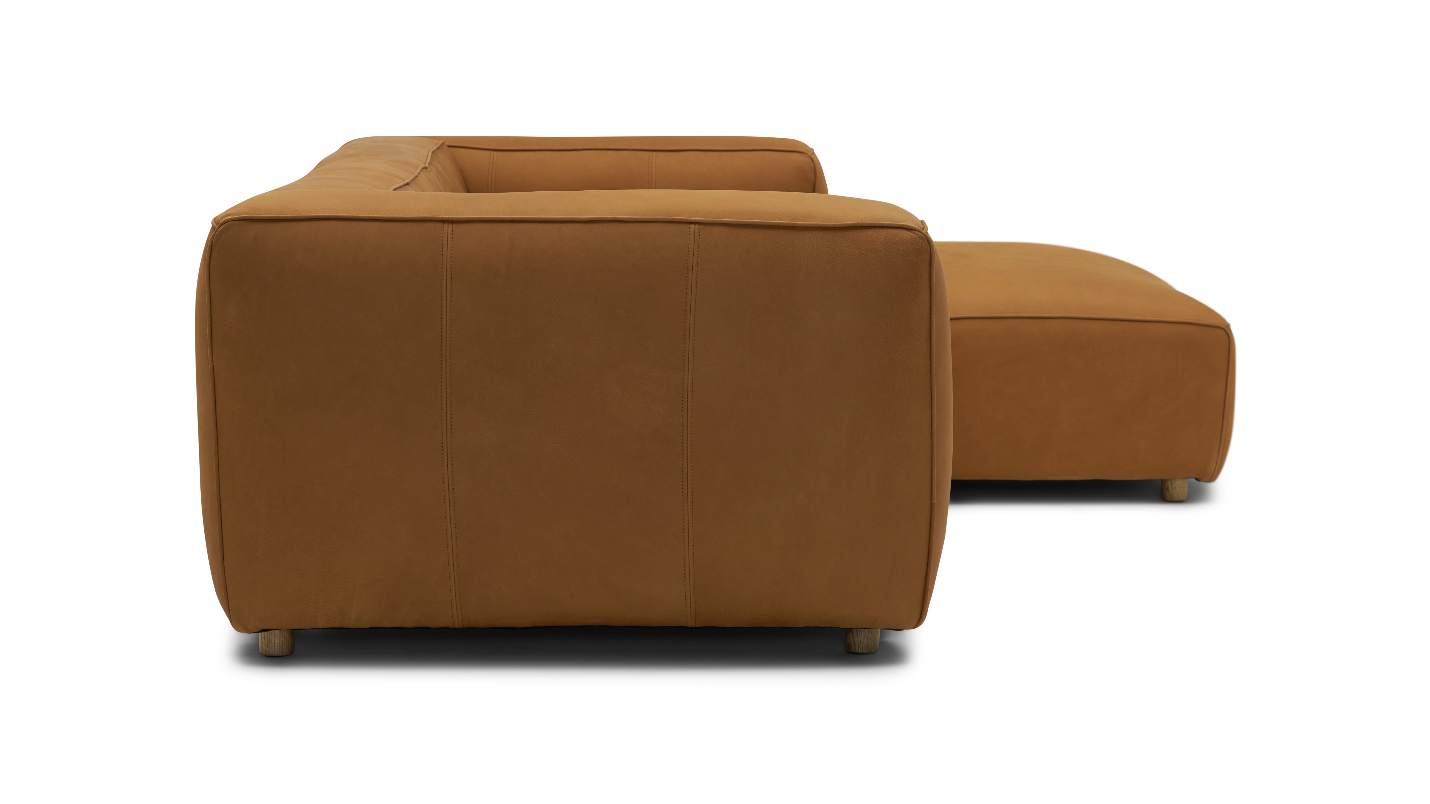 jaxon leather sectional toledo camel