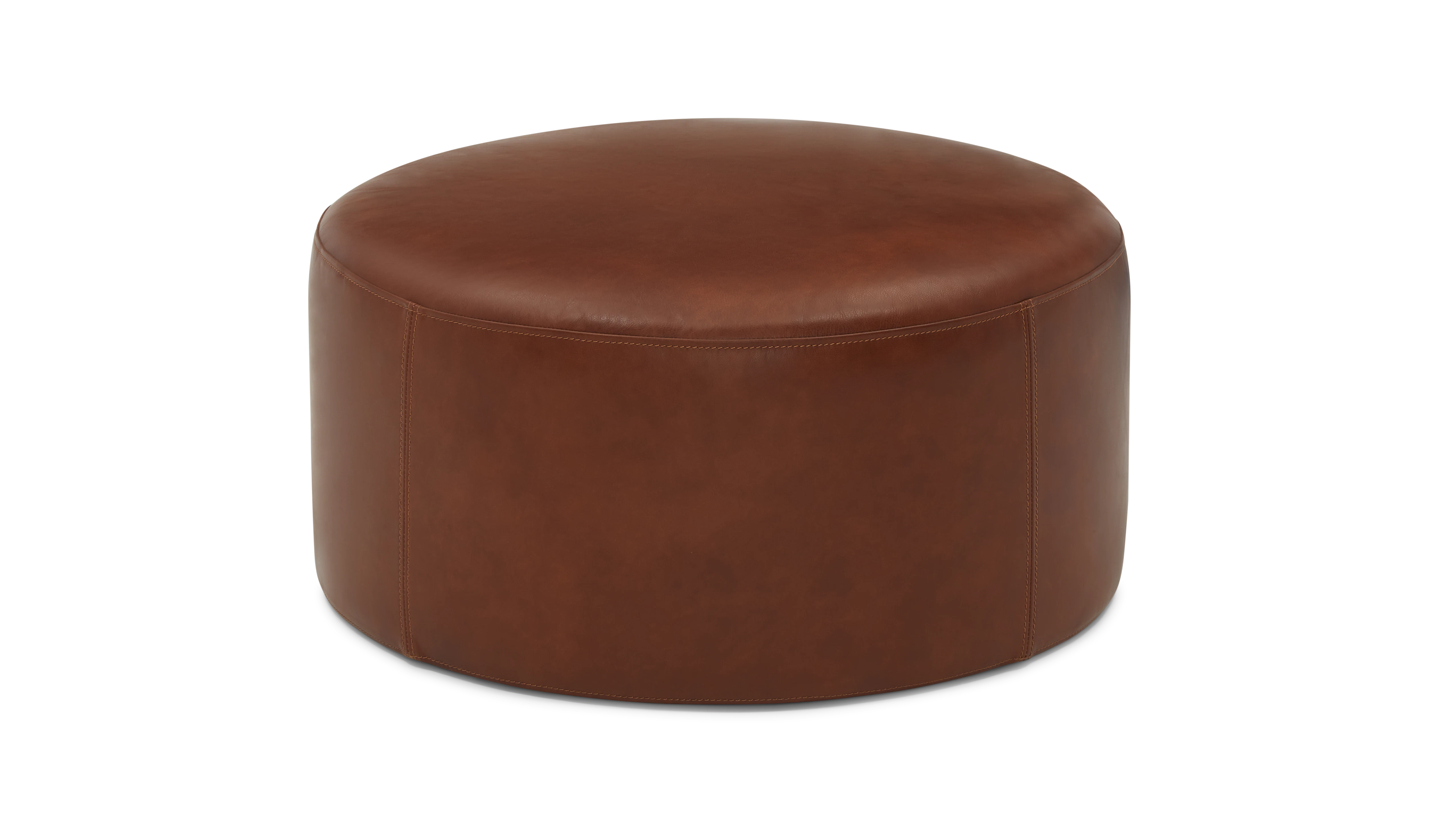 hanna leather ottoman olympia chestnut