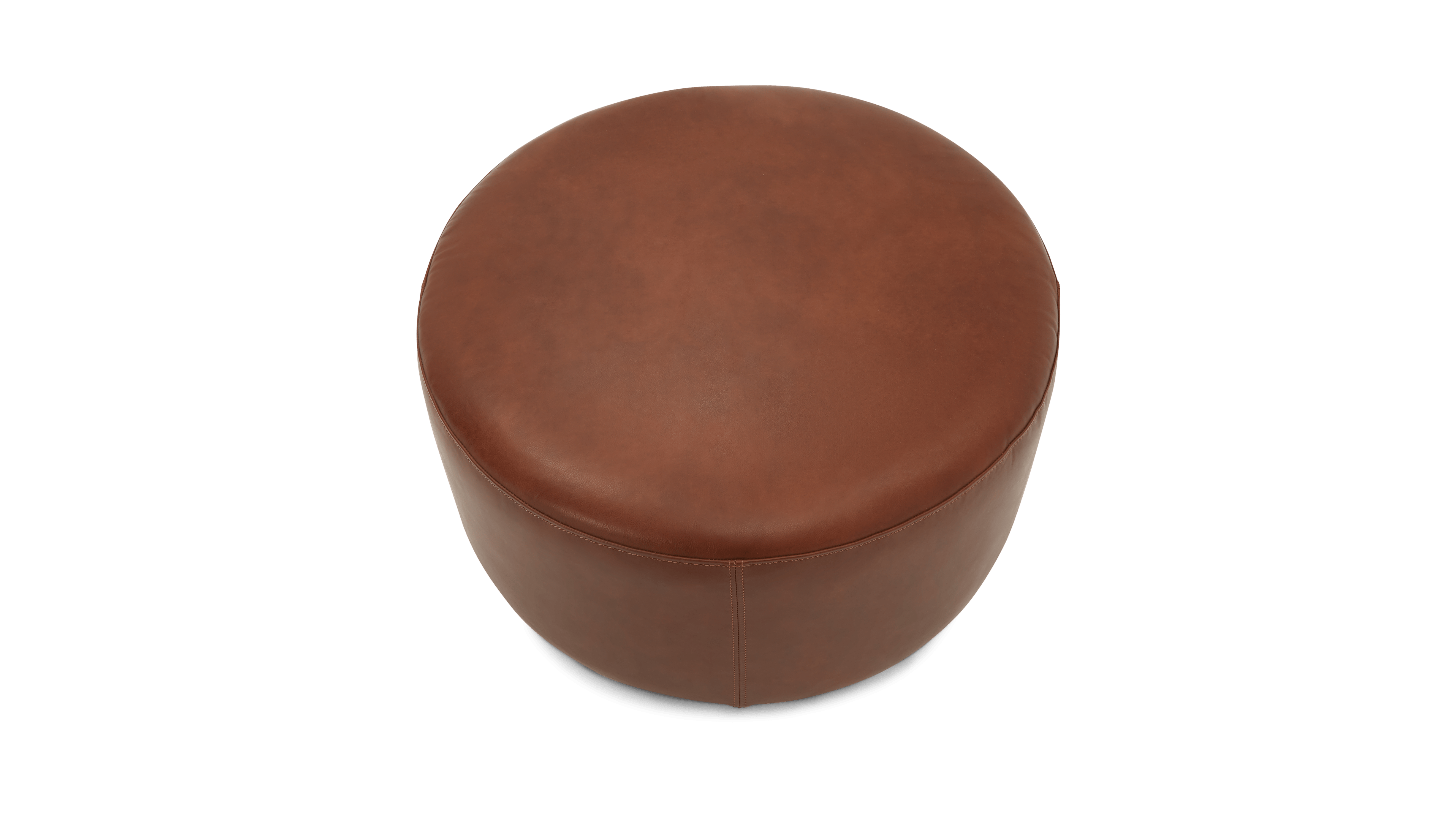 hanna leather ottoman olympia chestnut