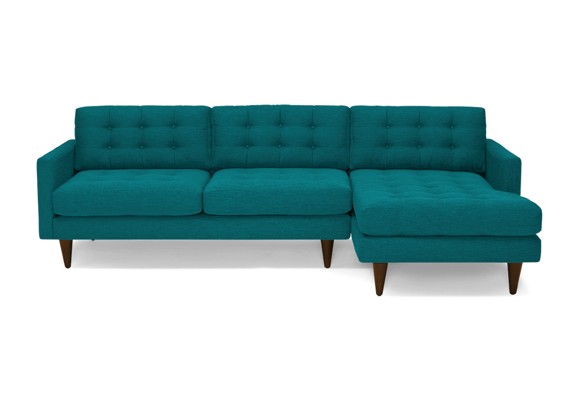 eliot sectional lucky turquoise