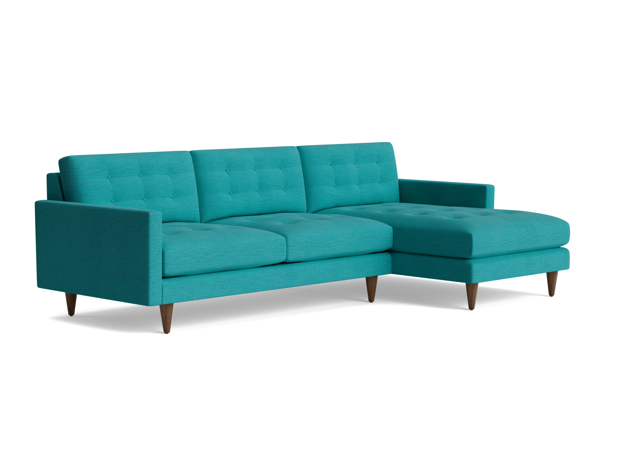 eliot sectional lucky turquoise