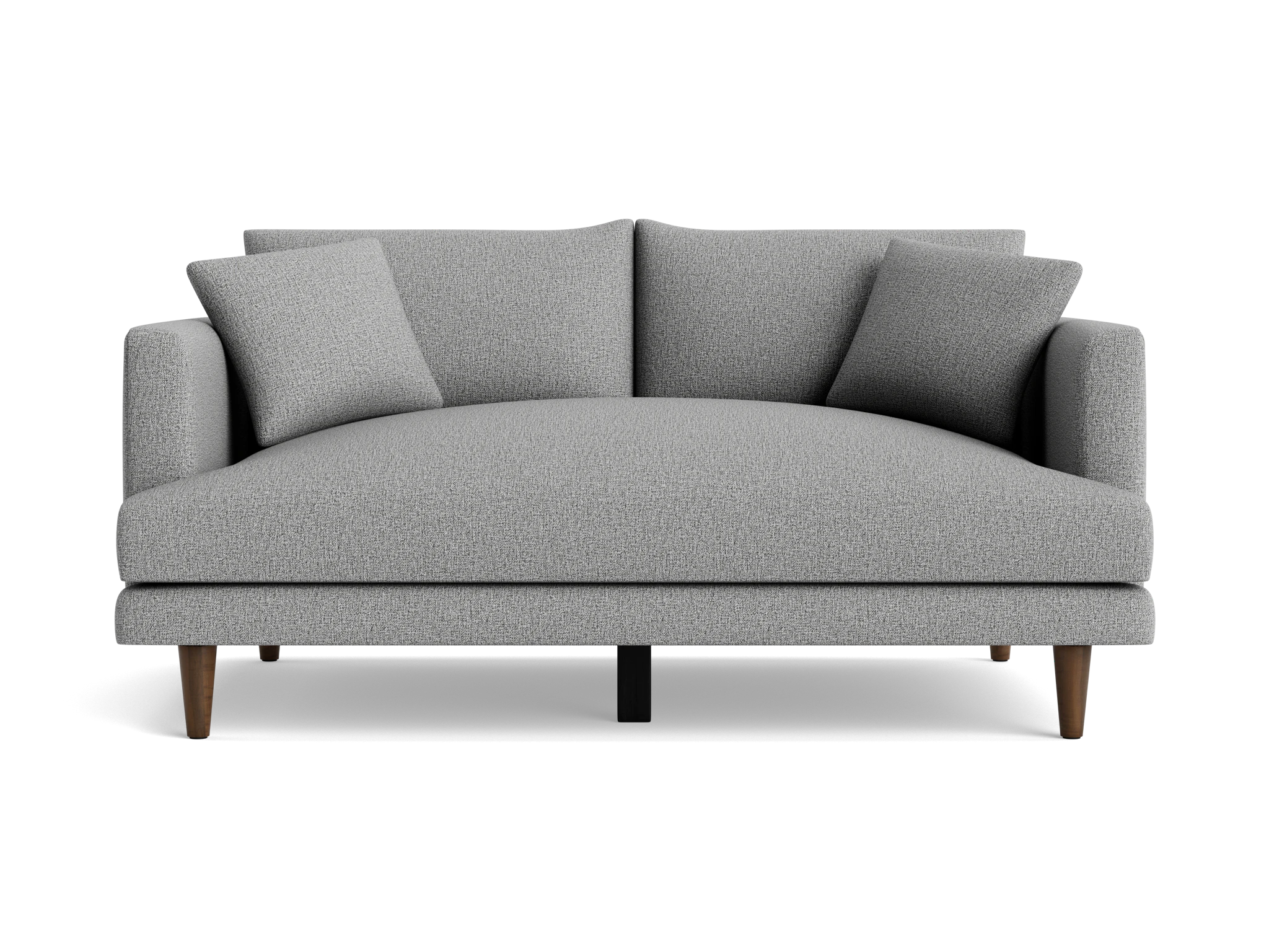 lewis loveseat taylor felt gray
