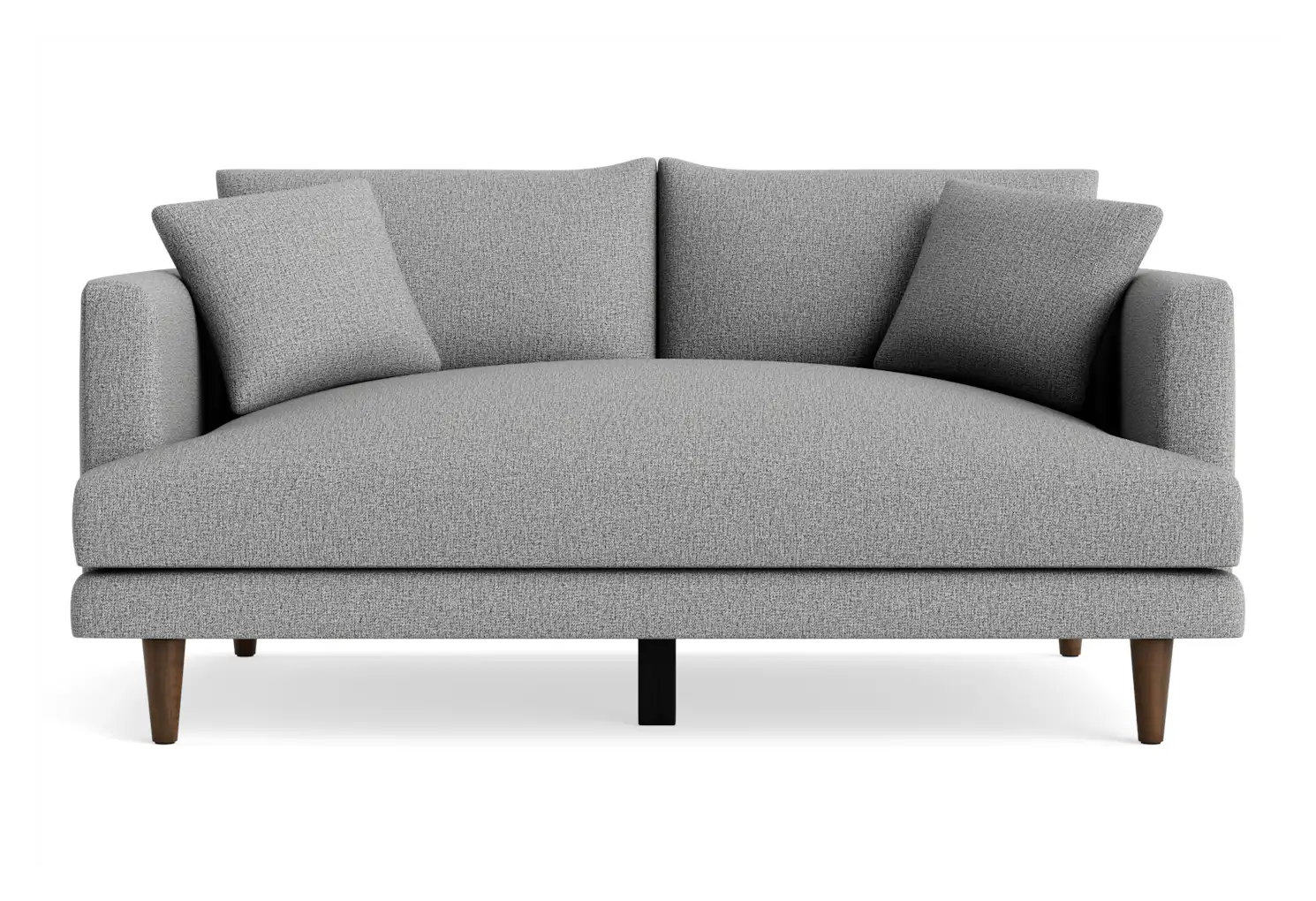 lewis loveseat taylor felt gray