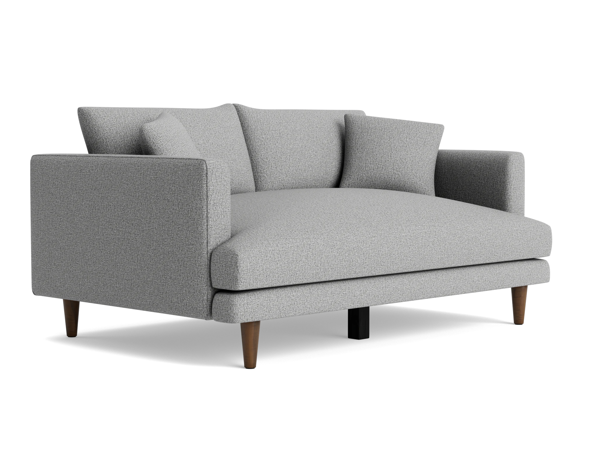 lewis loveseat taylor felt gray