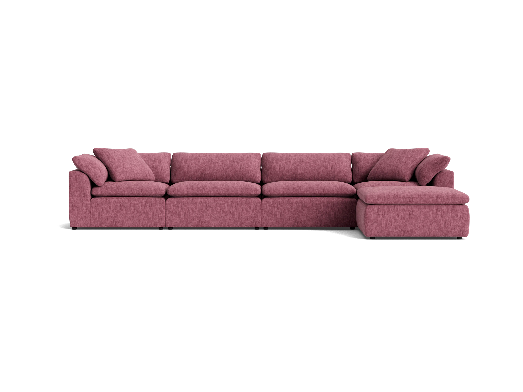 bryant modular grand sectional crave pantone heather rose