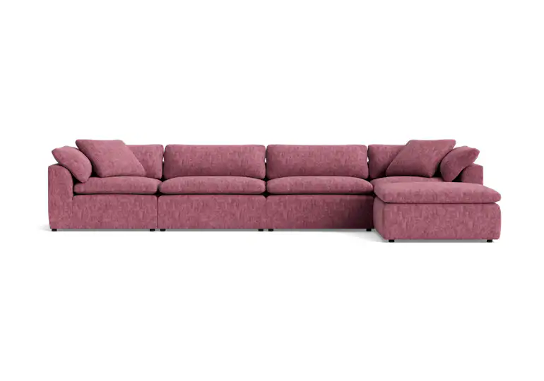 bryant modular grand sectional crave pantone heather rose