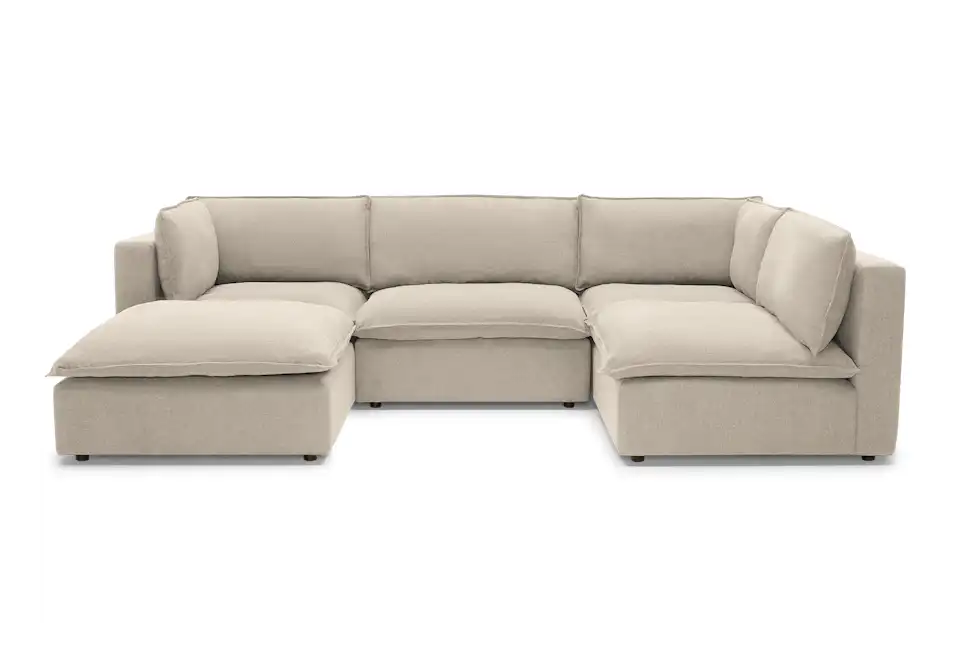 haine modular sofa bumper sectional cody sandstone