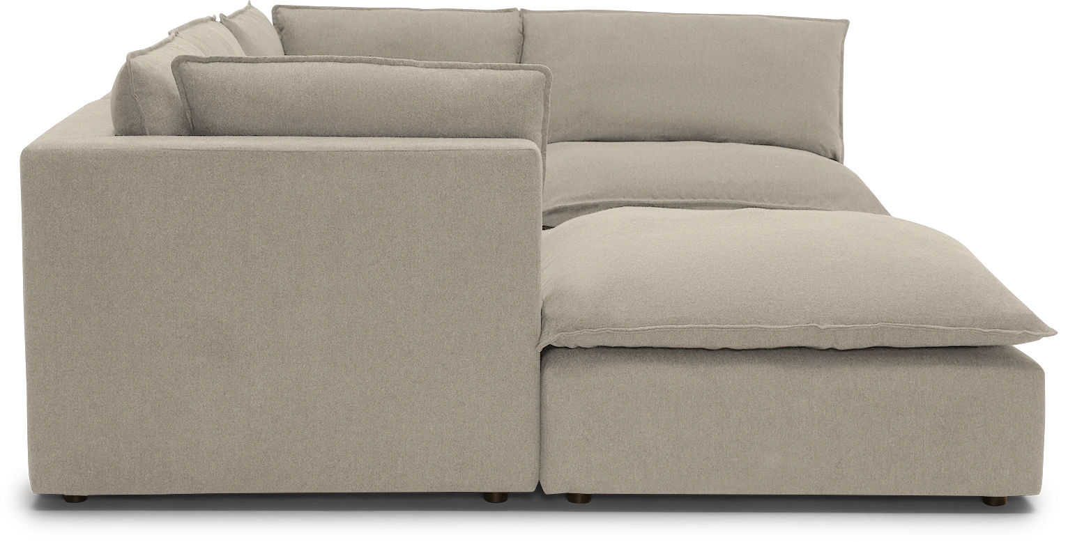 haine modular sofa bumper sectional cody sandstone
