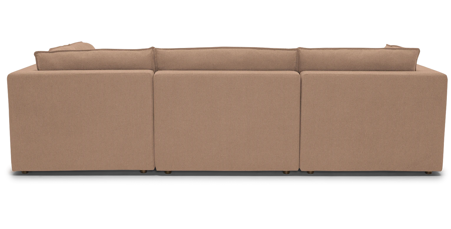 haine modular sofa bumper sectional royale blush