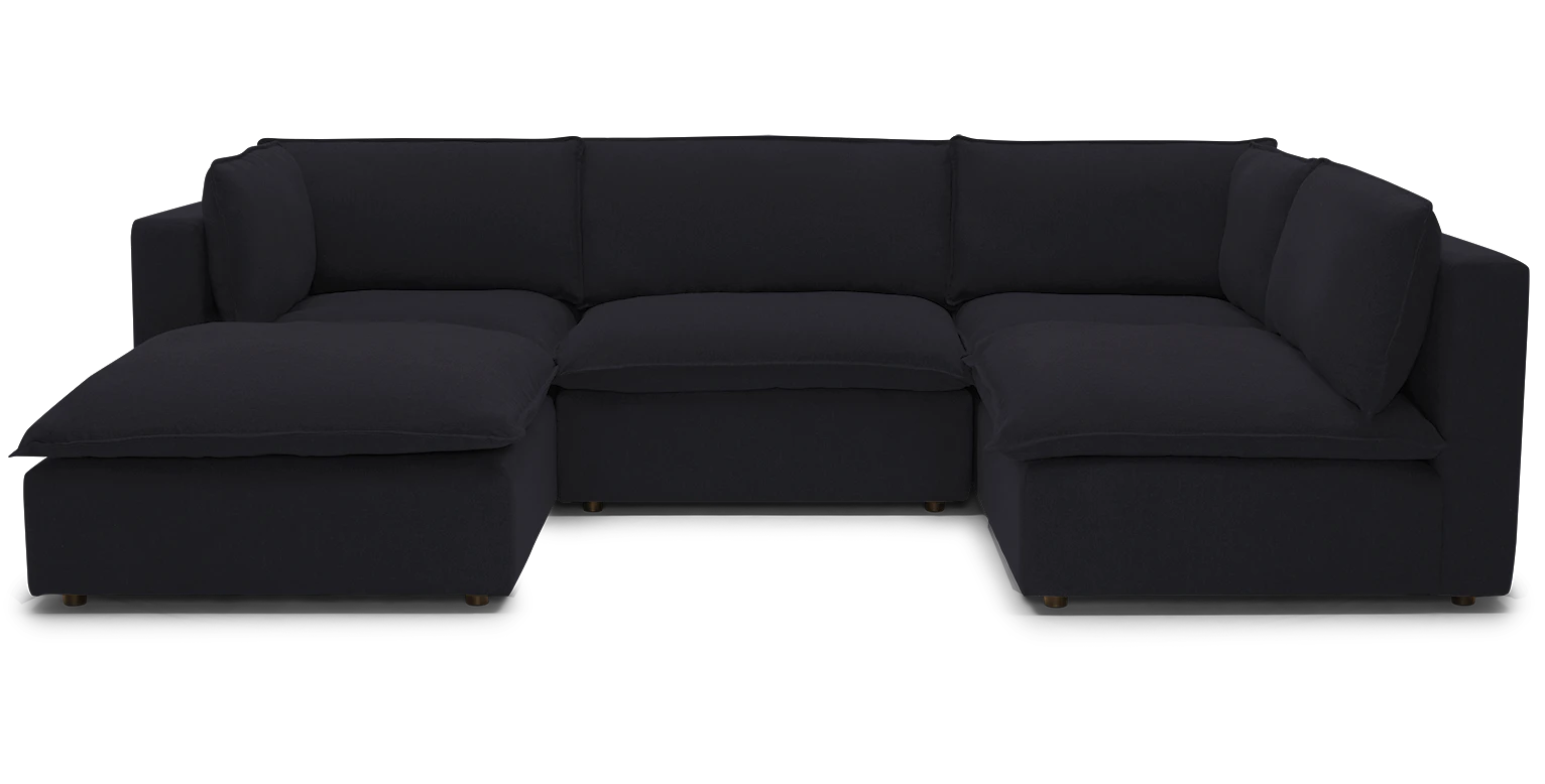 Haine Modular U-Sofa Bumper Sectional