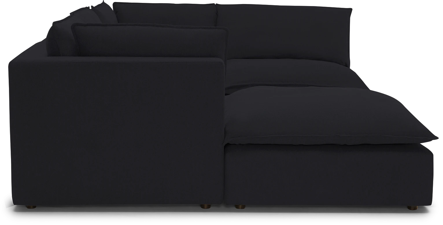 haine modular sofa bumper sectional royale gunmetal