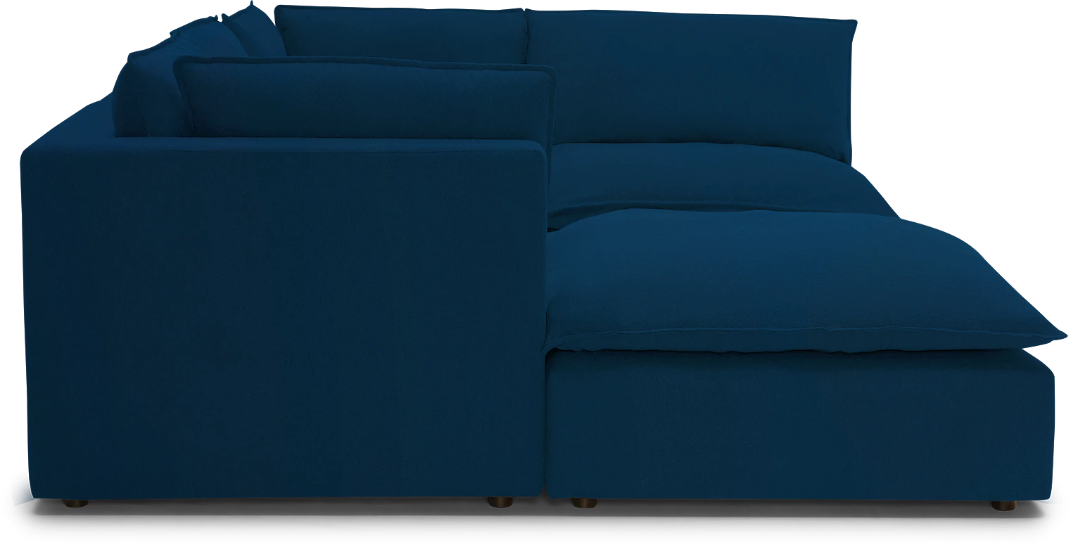 haine modular sofa bumper sectional royale cobalt