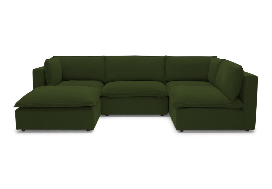 haine modular sofa bumper sectional royale forest
