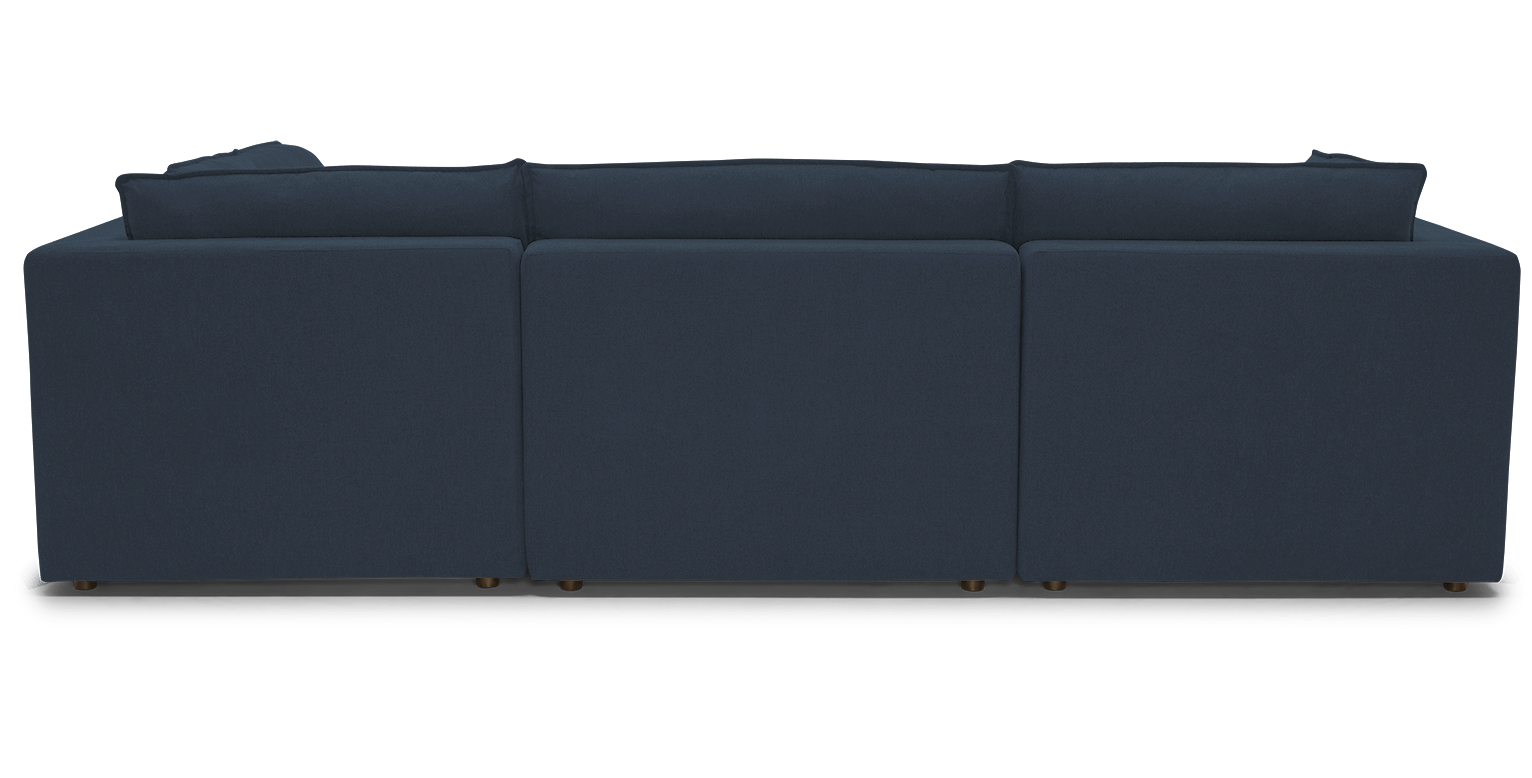 haine modular sofa bumper sectional faithful indigo