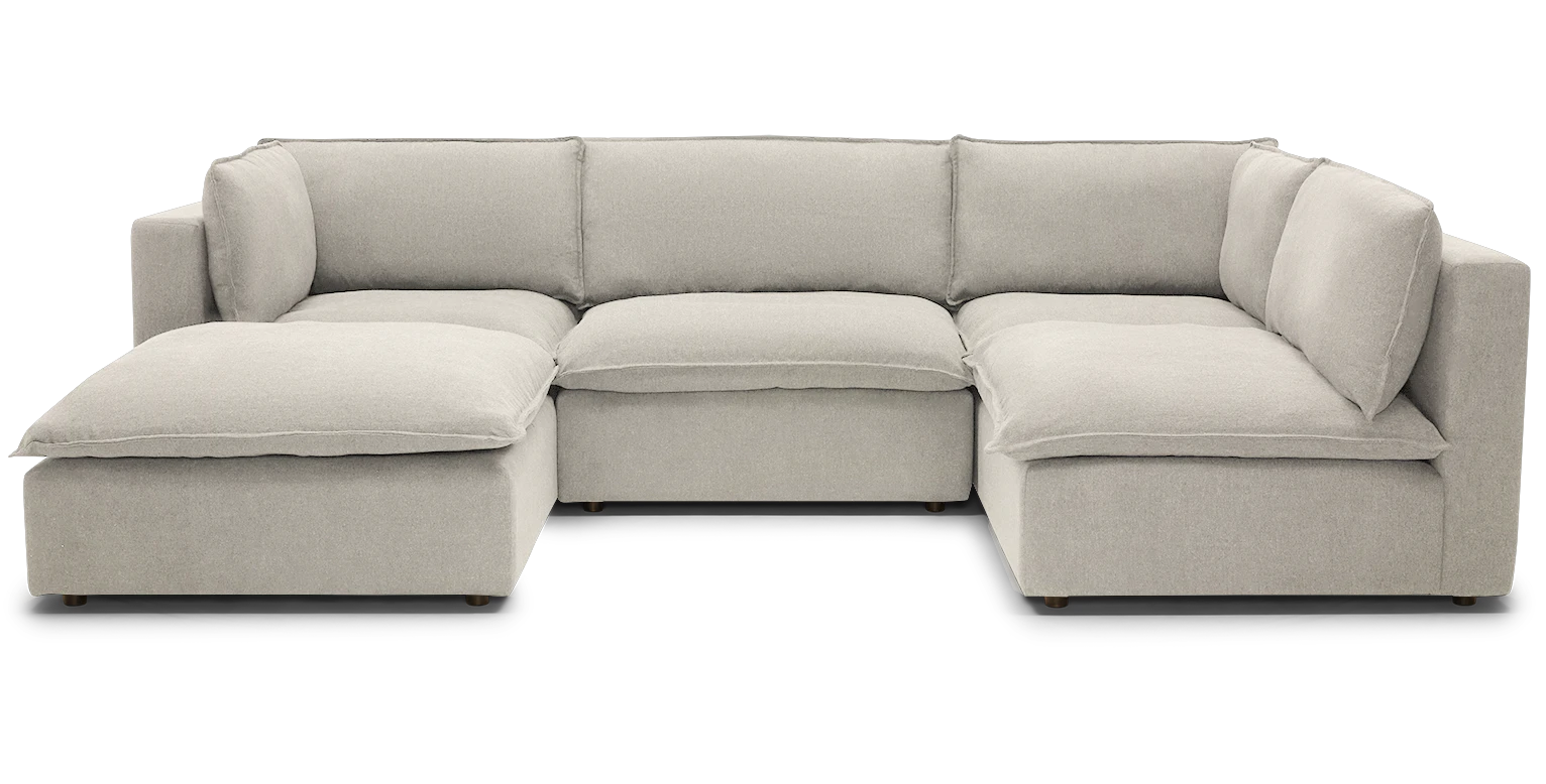 haine modular sofa bumper sectional crave irish cream