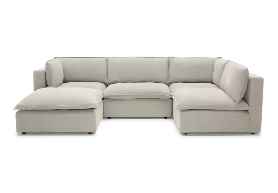 haine modular sofa bumper sectional crave irish cream