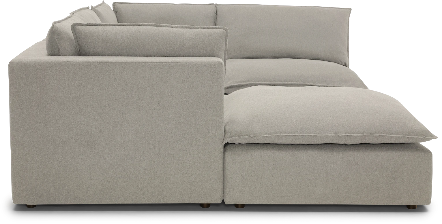 haine modular sofa bumper sectional crave irish cream