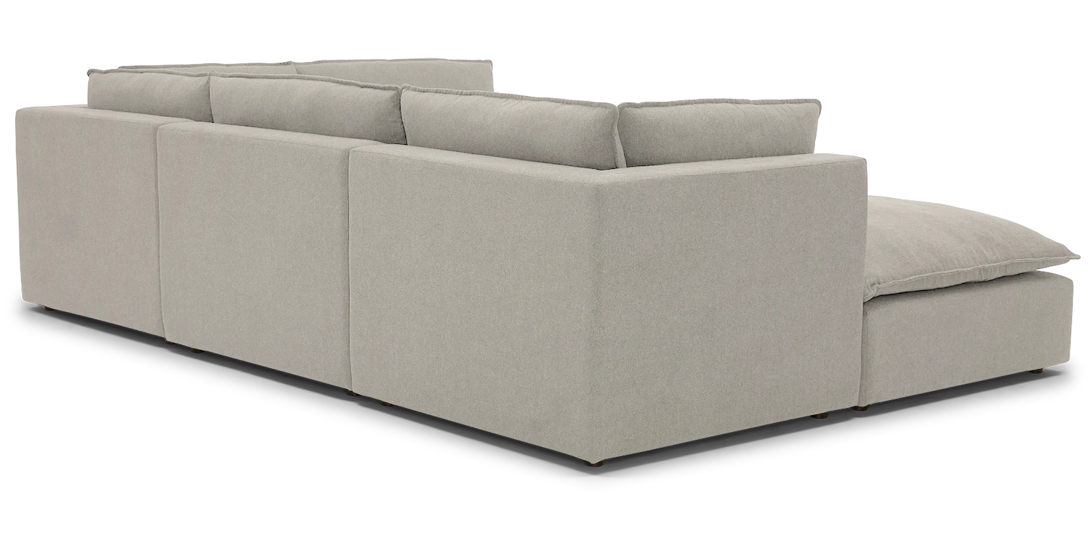 haine modular sofa bumper sectional crave irish cream