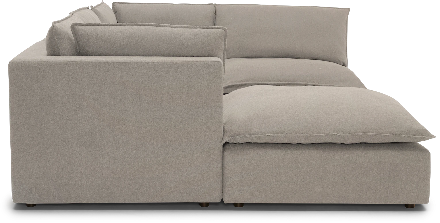 haine modular sofa bumper sectional villa sand