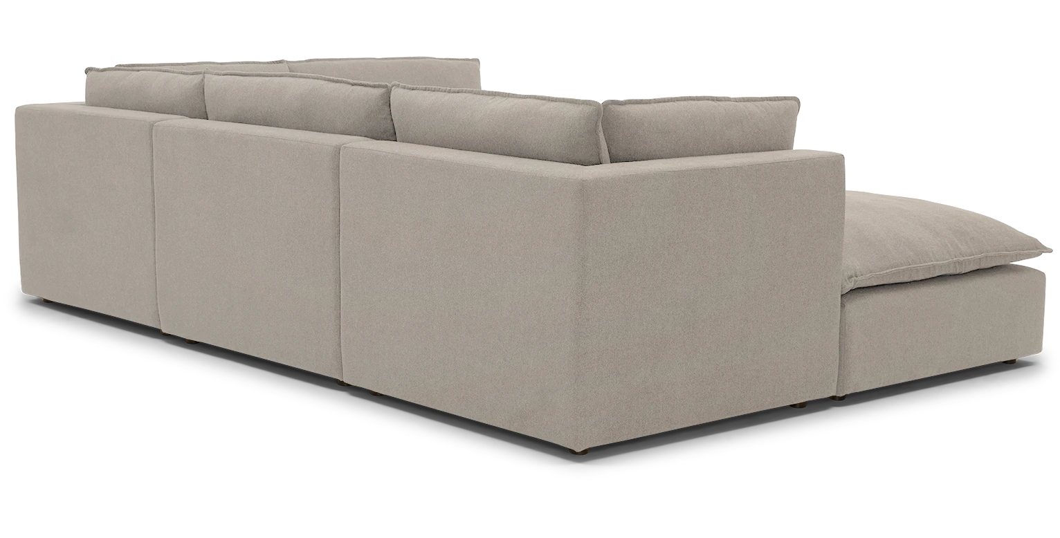 haine modular sofa bumper sectional villa sand