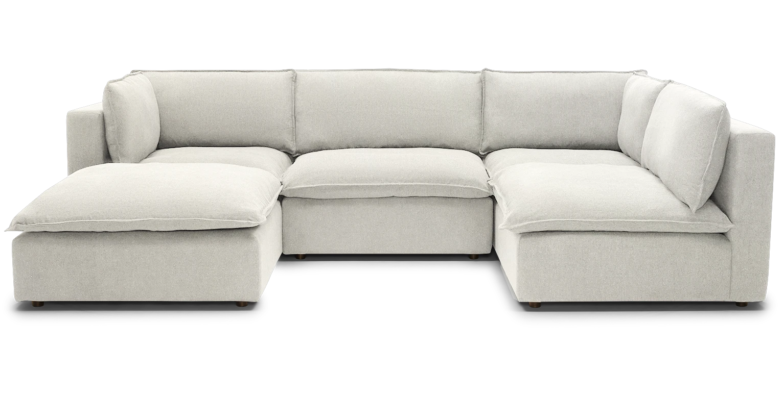haine modular sofa bumper sectional borough cotton