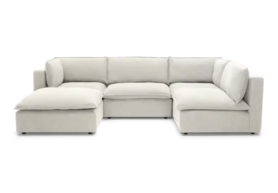 haine modular sofa bumper sectional borough cotton