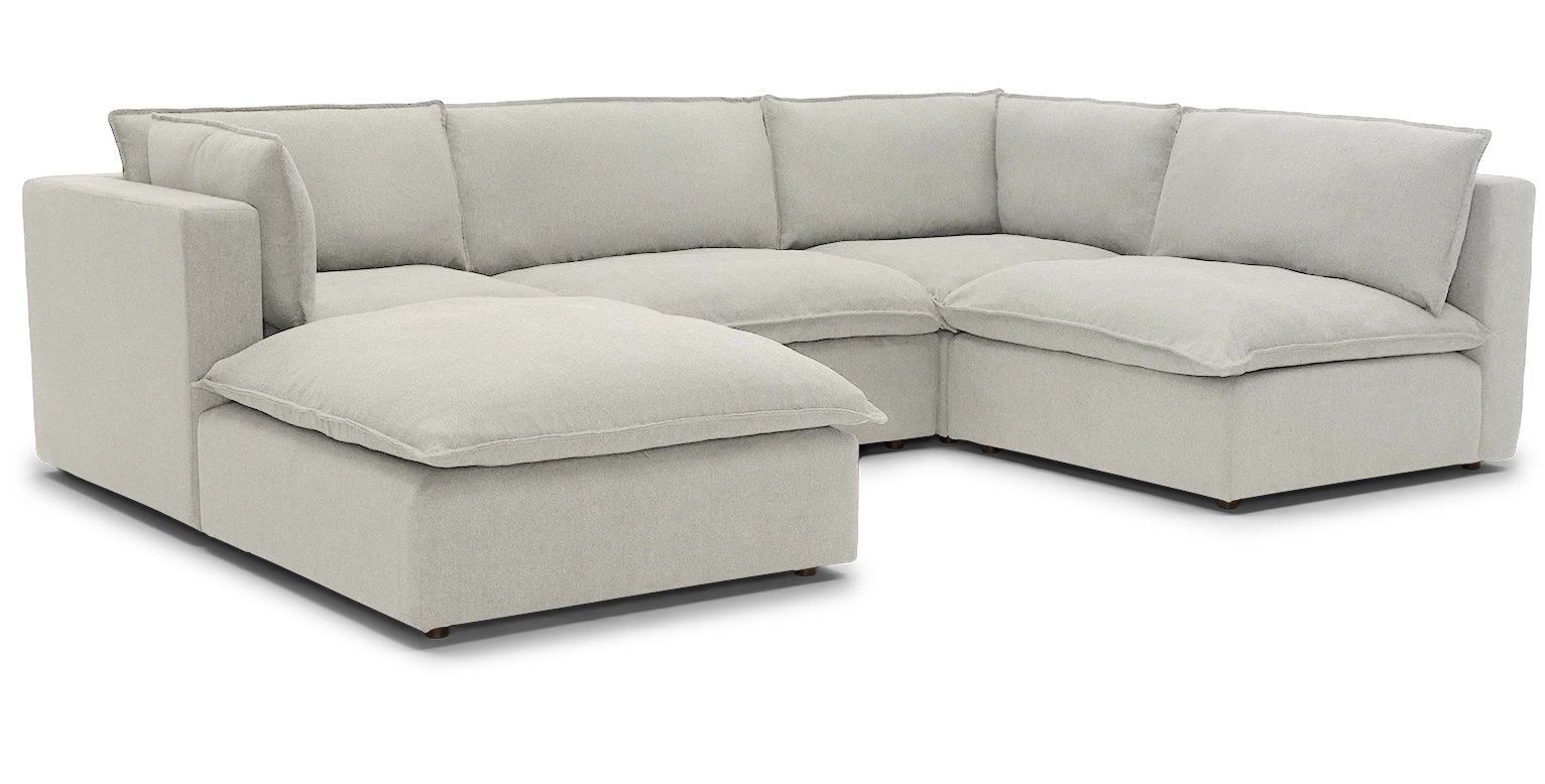 haine modular sofa bumper sectional borough cotton