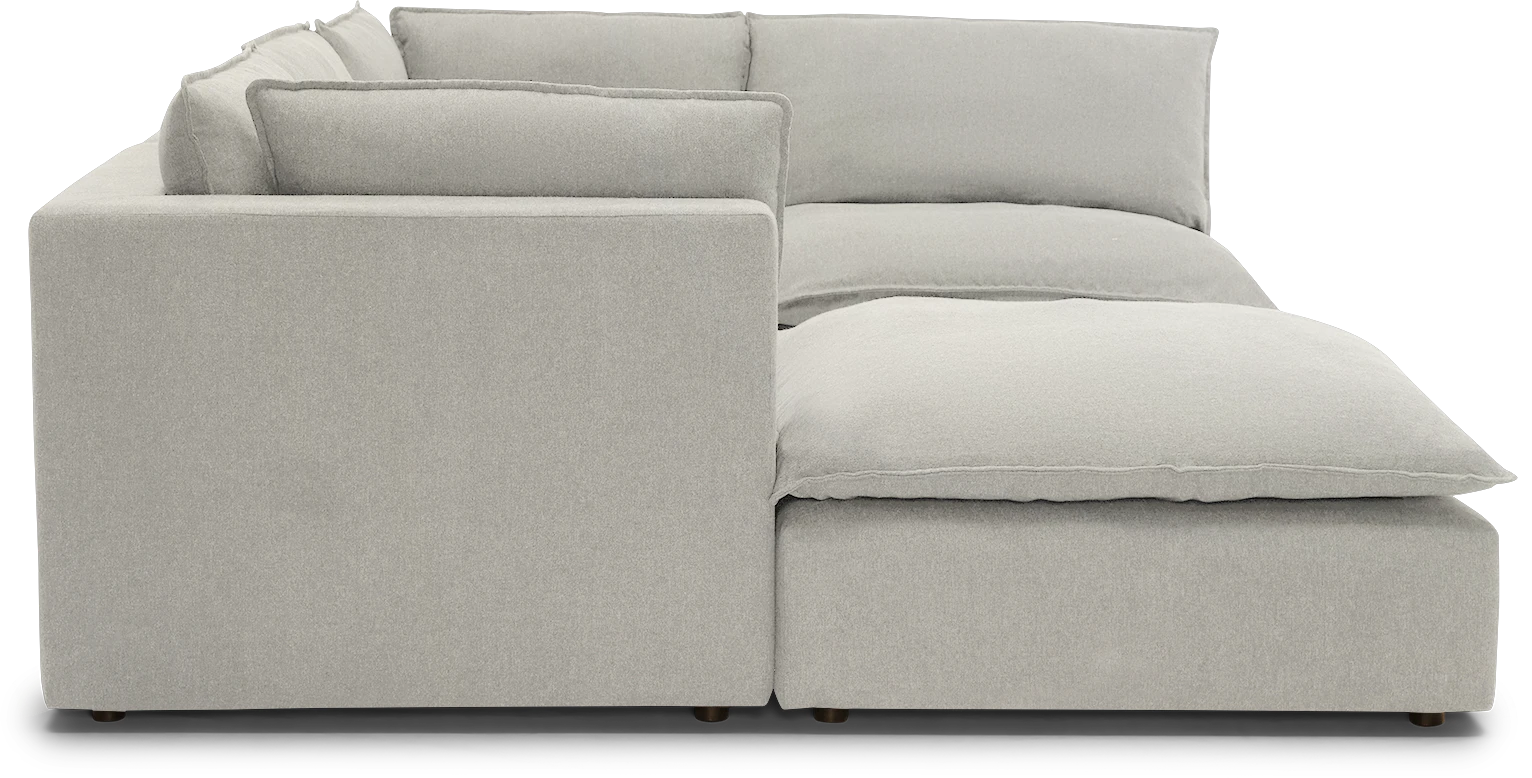 haine modular sofa bumper sectional borough cotton