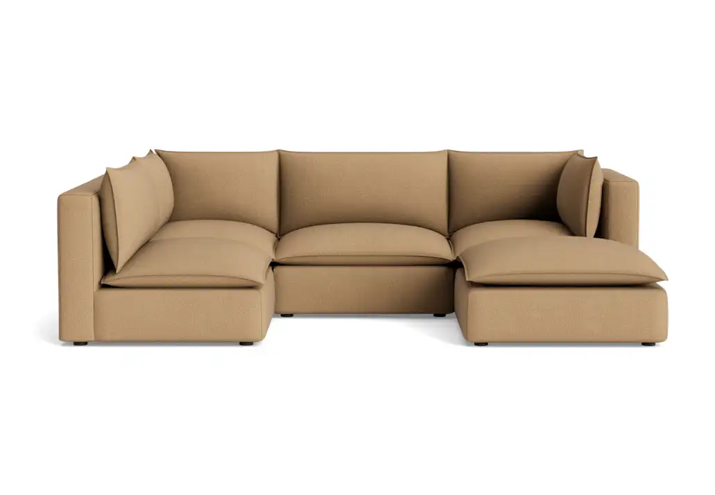 haine modular sofa bumper sectional faithful sand