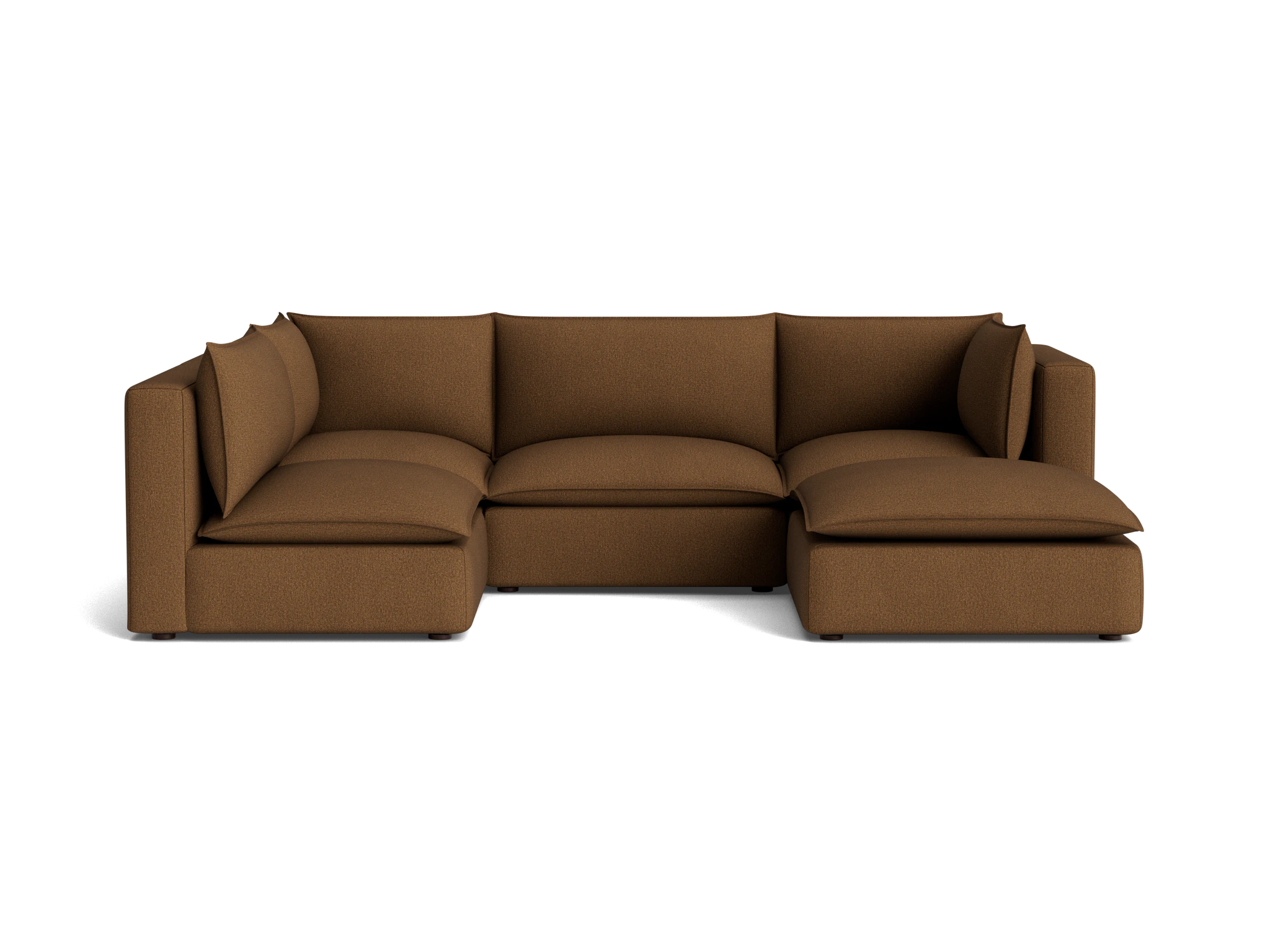 haine modular sofa bumper sectional faithful mocha