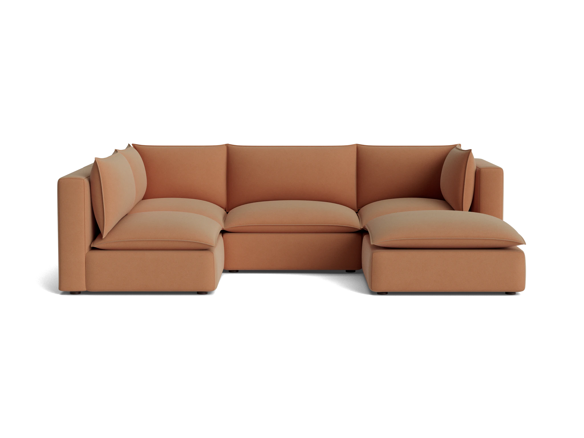 haine modular sofa bumper sectional royale pantone mocha mousse
