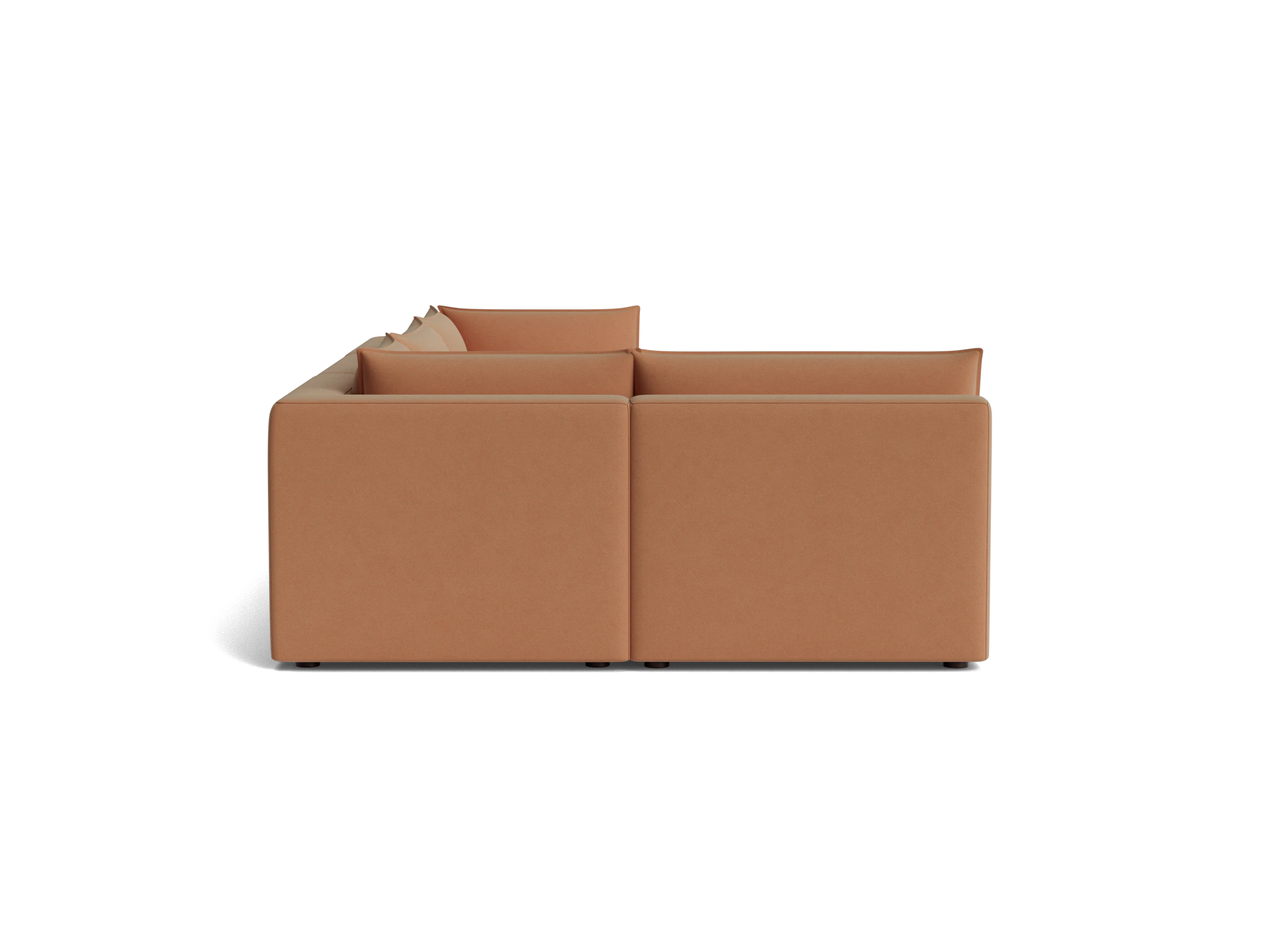 haine modular sofa bumper sectional royale pantone mocha mousse