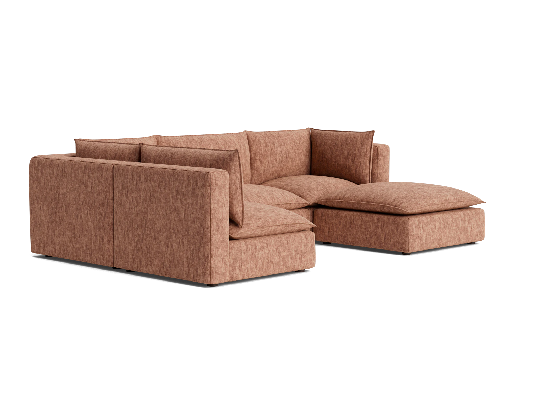 haine modular sofa bumper sectional crave pantone mocha mousse