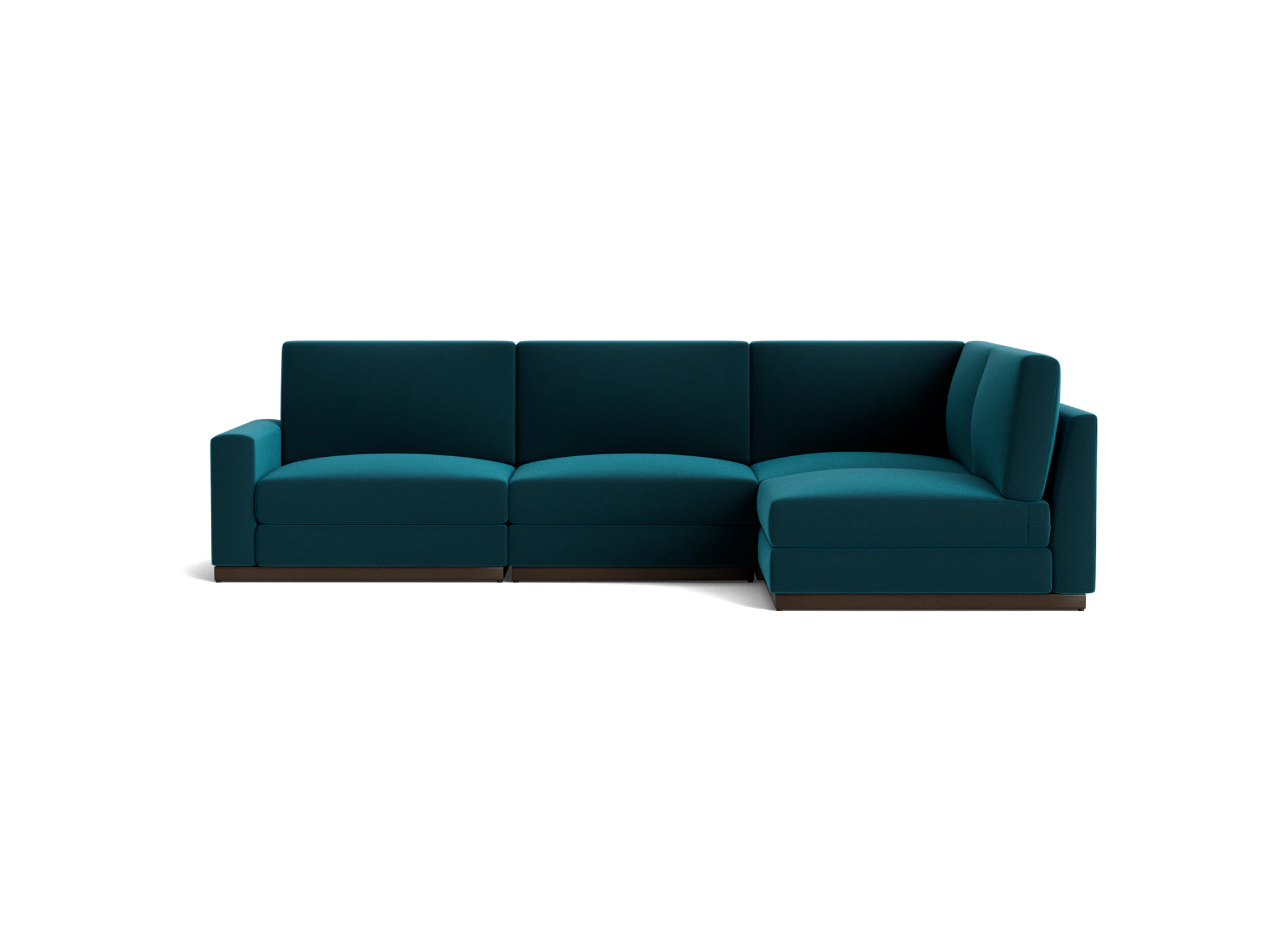 holt modular sectional royale peacock