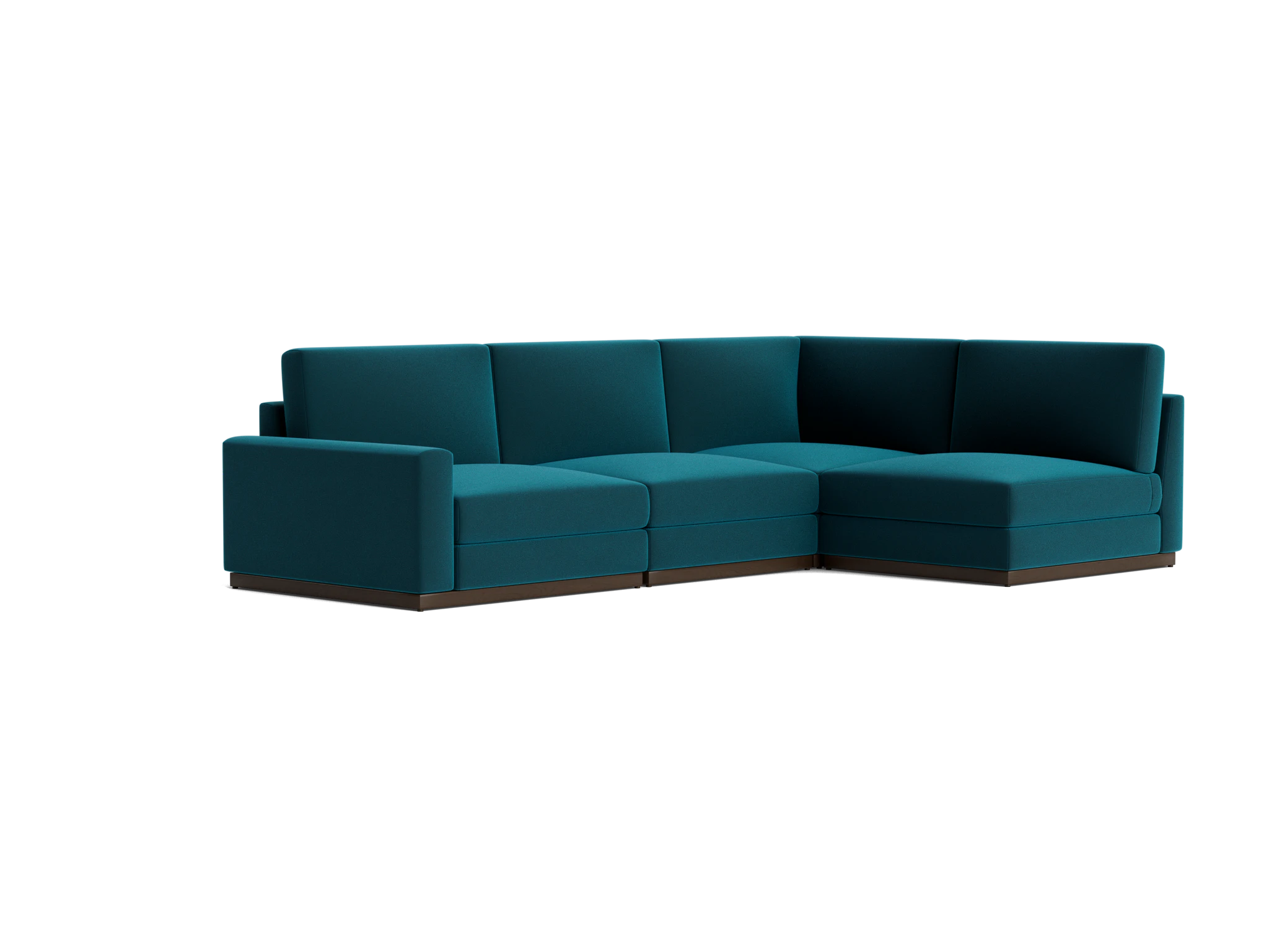 holt modular sectional royale peacock