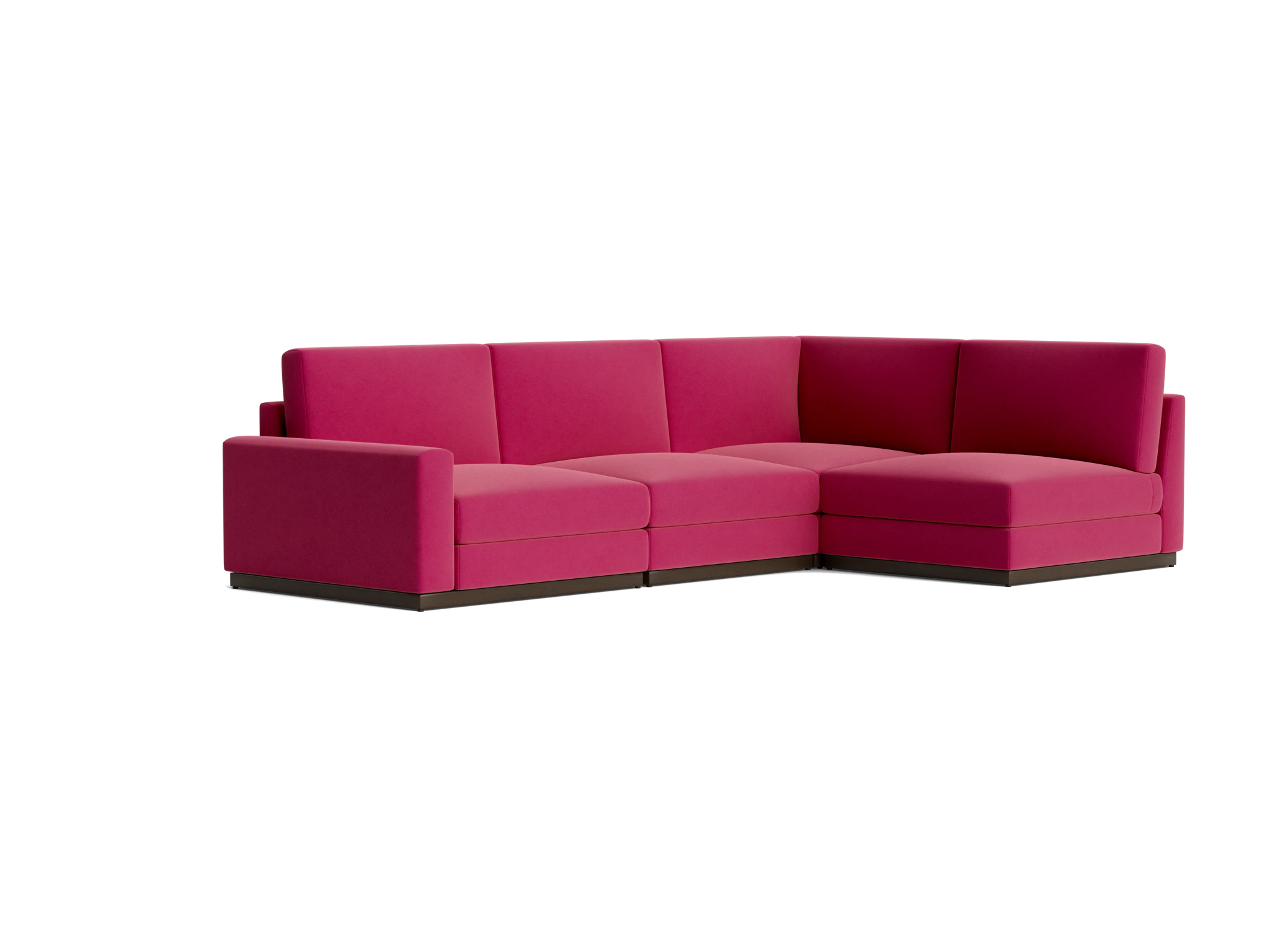 holt modular sectional royale berry