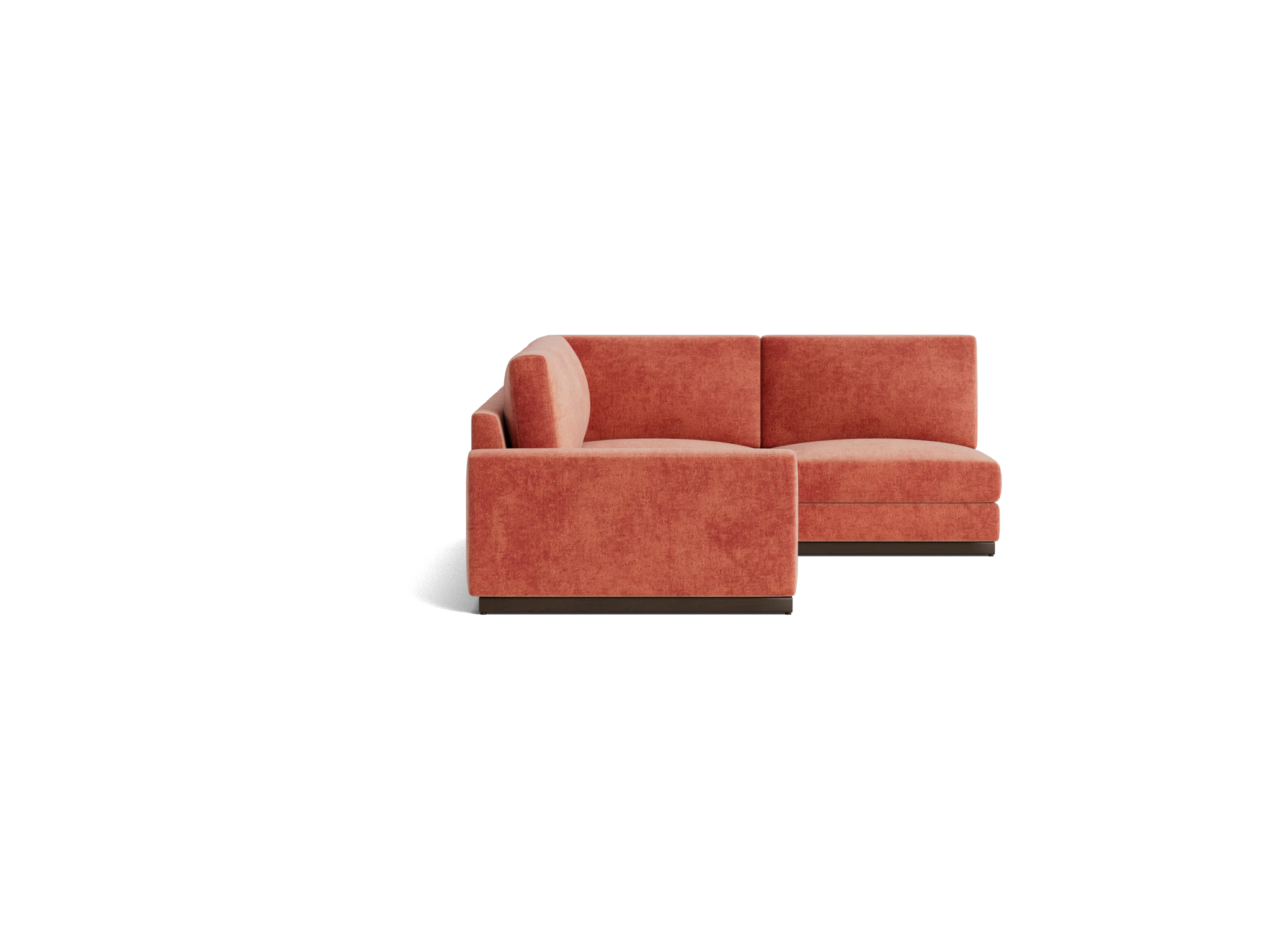 holt modular sectional plush terra rose