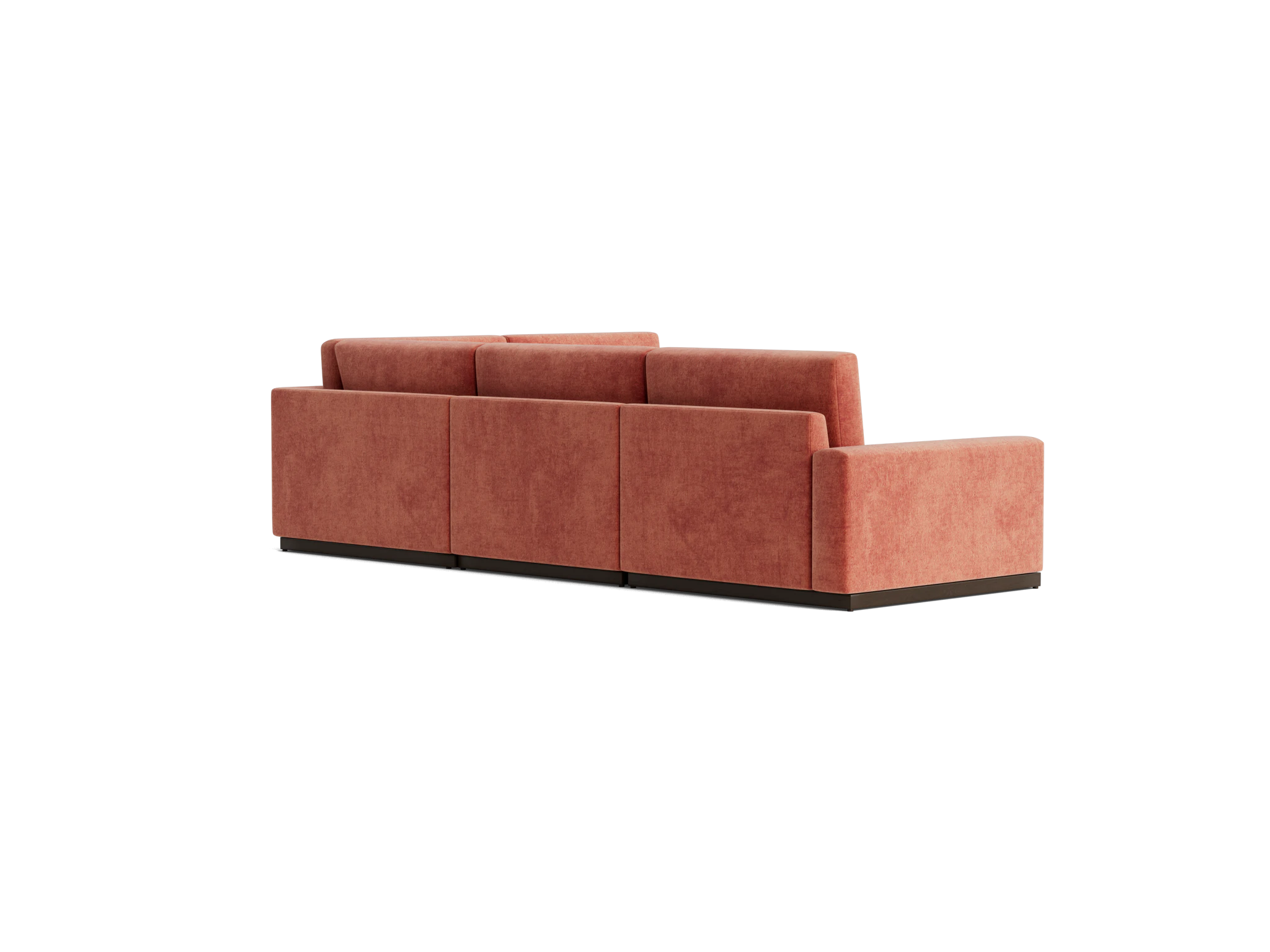 holt modular sectional plush terra rose