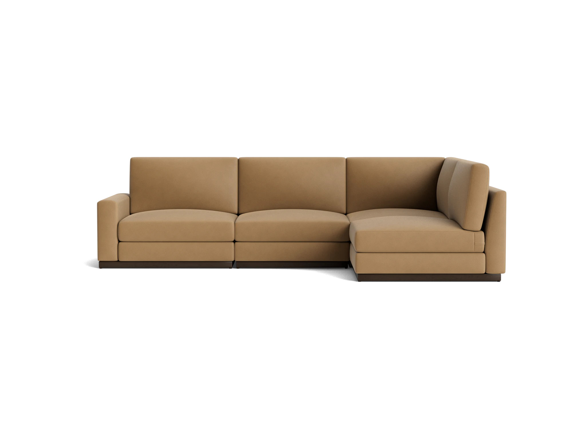 holt modular sectional washed california biscuit
