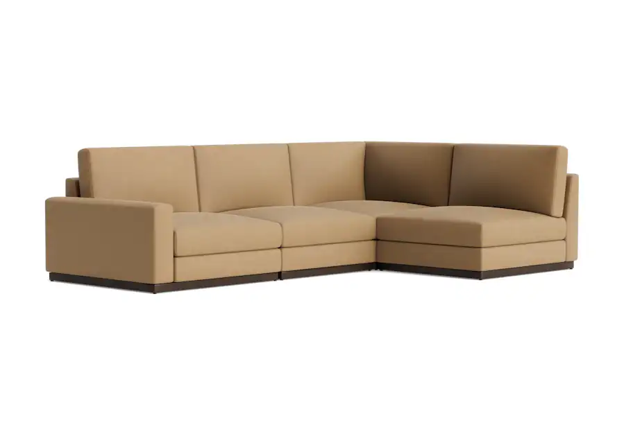 holt modular sectional washed california biscuit