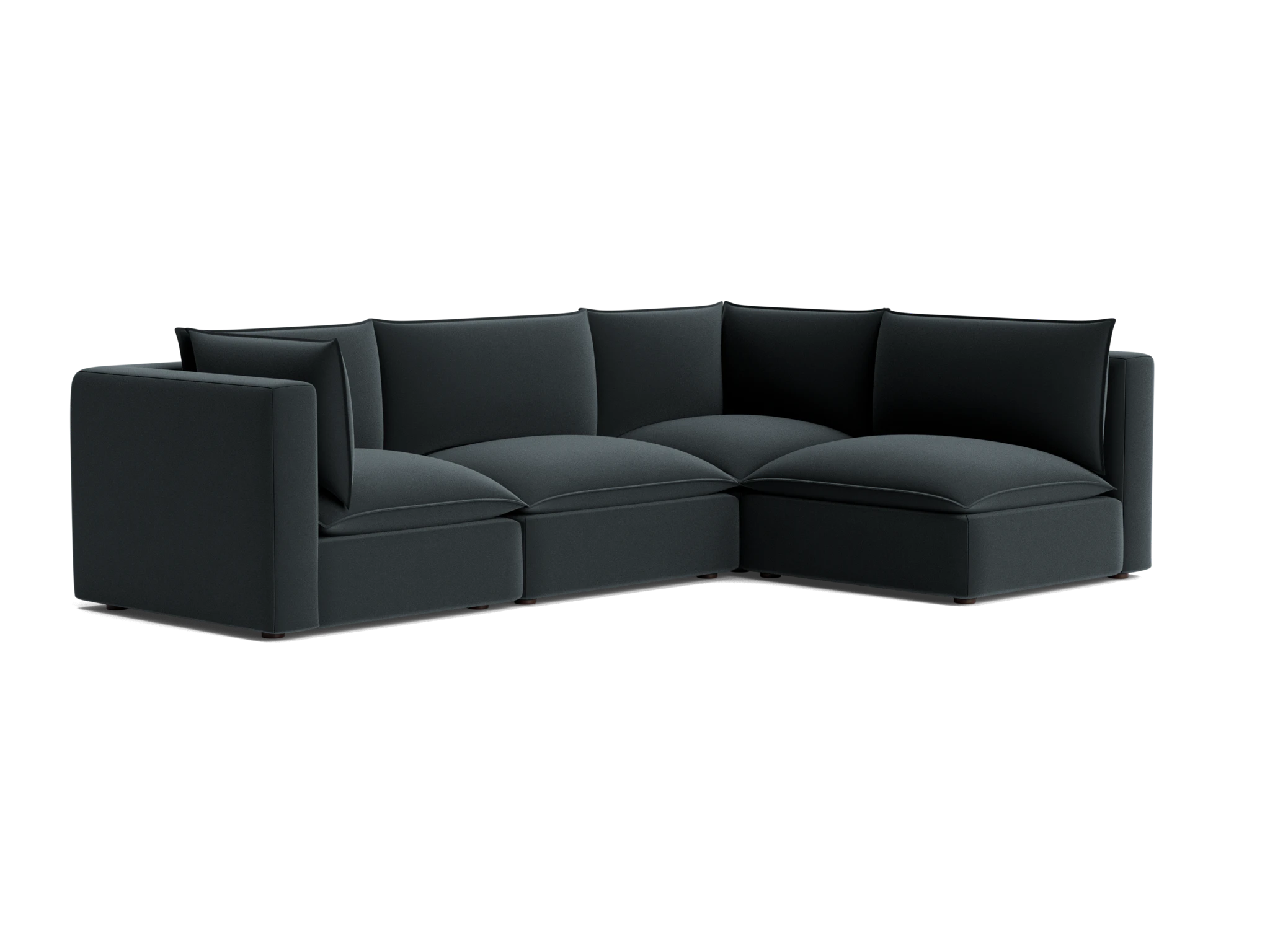 haine modular sectional royale gunmetal