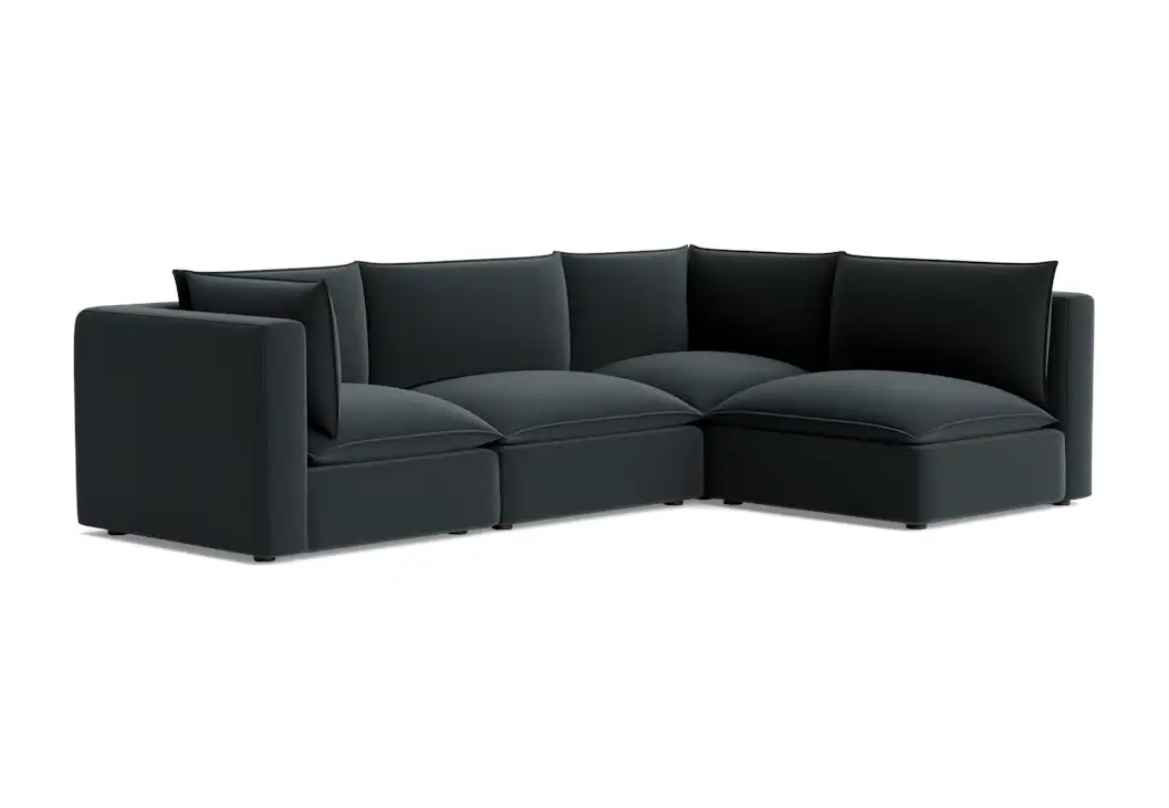 haine modular sectional royale gunmetal