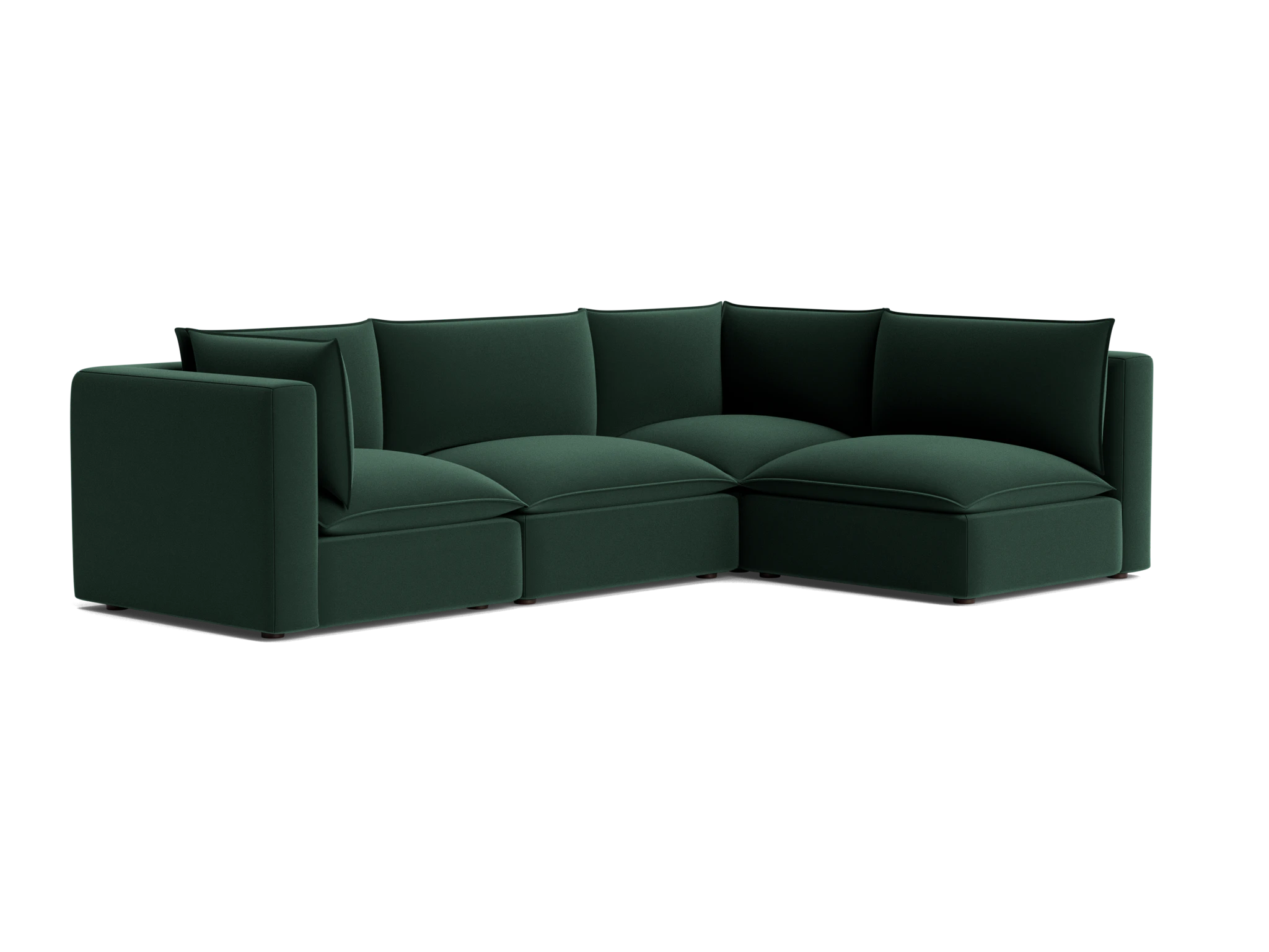 haine modular sectional royale evergreen