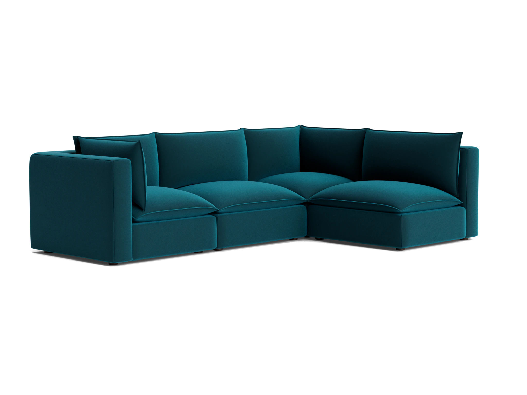 haine modular sectional royale peacock